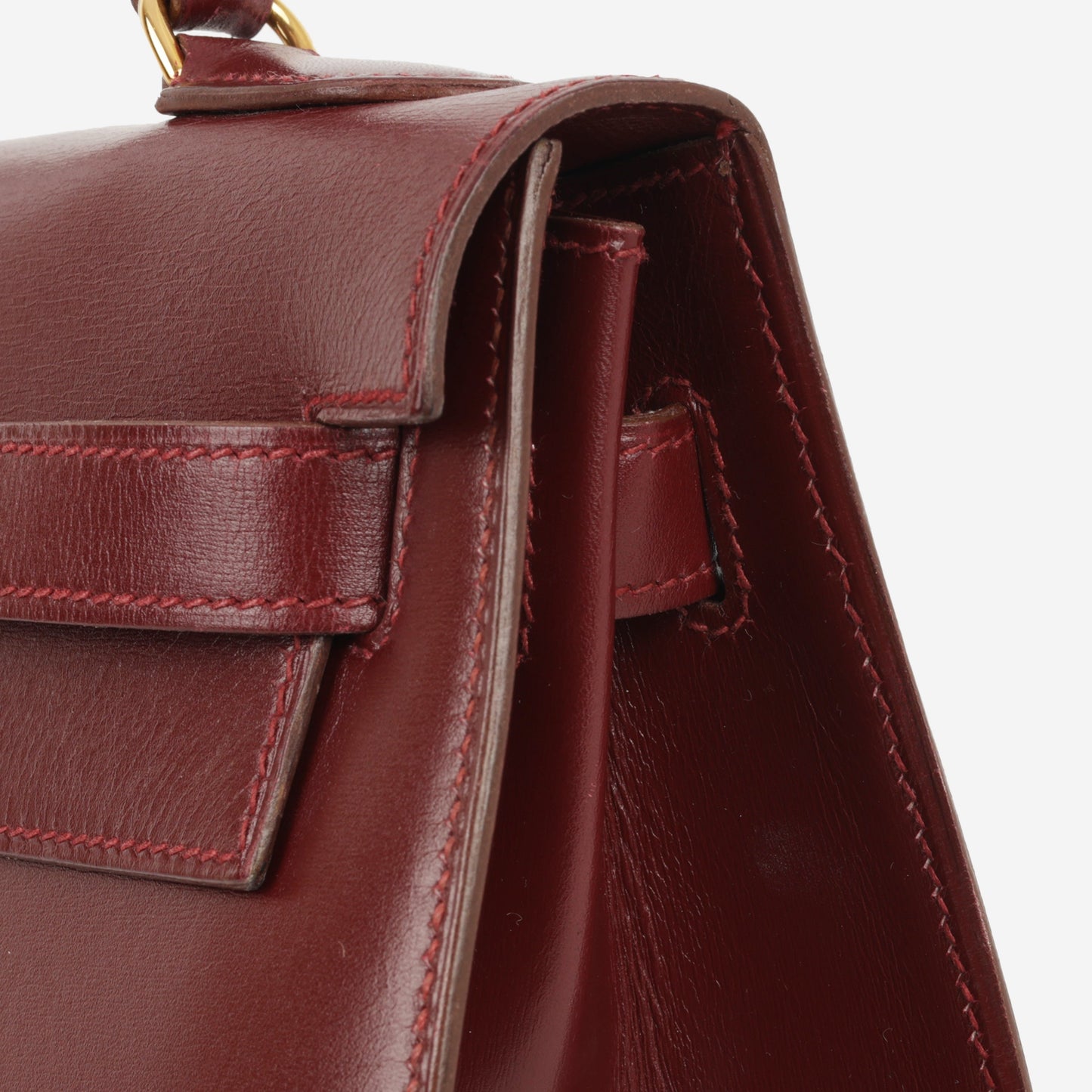 Hermès Vintage Kelly 32 - Rouge H Box Calf | Gold Hardware