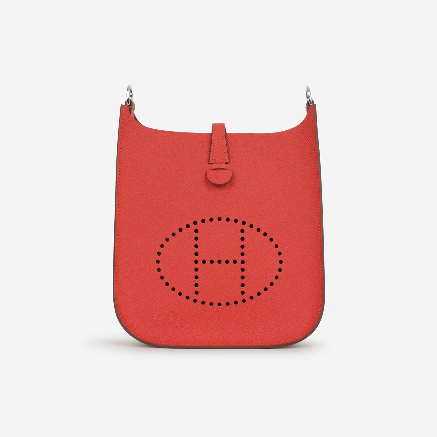 Hermès Mini Evelyne 16 - Rouge Radieux Epsom | Palladium Hardware