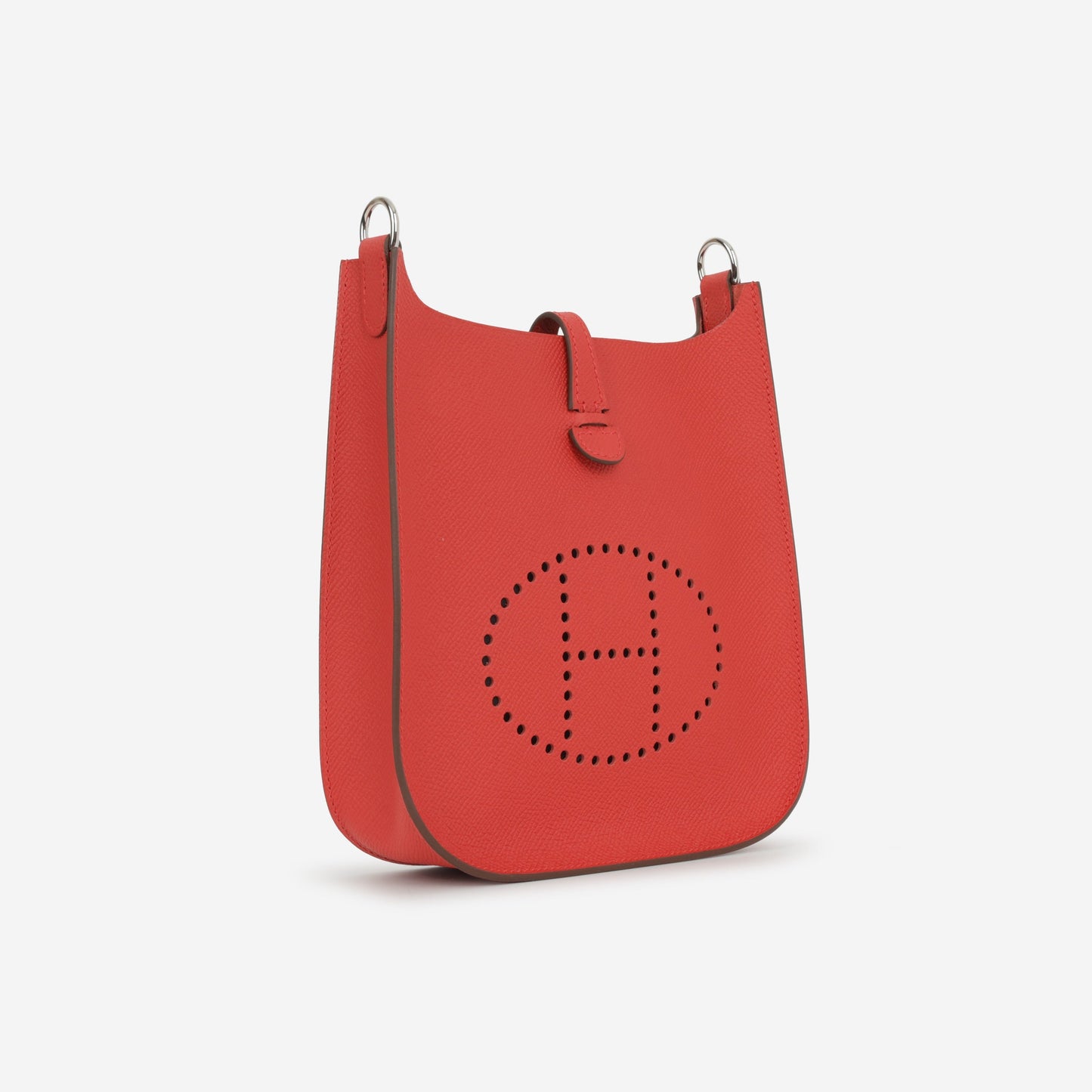 Hermès Mini Evelyne 16 - Rouge Radieux Epsom | Palladium Hardware