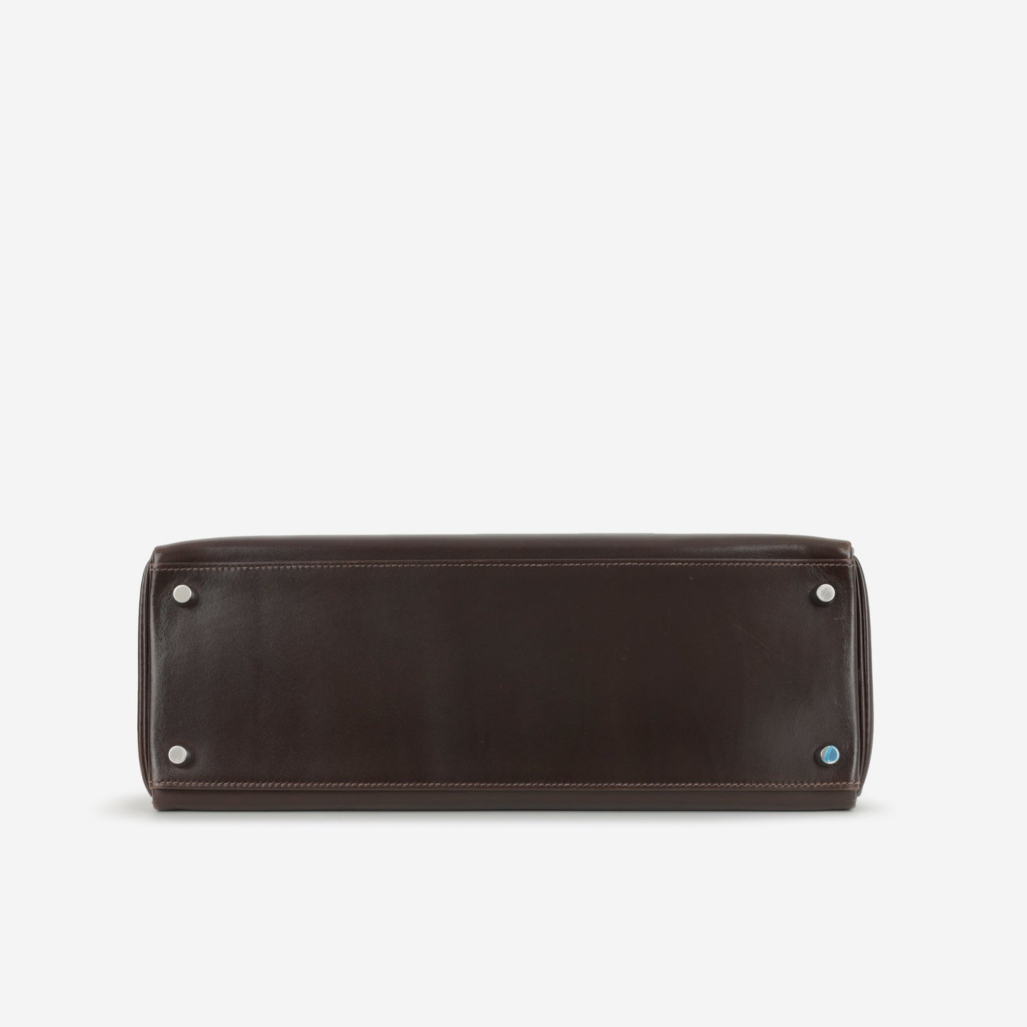 Hermès Kelly 35 - Ebene Box Calf Retourne | Palladium Hardware