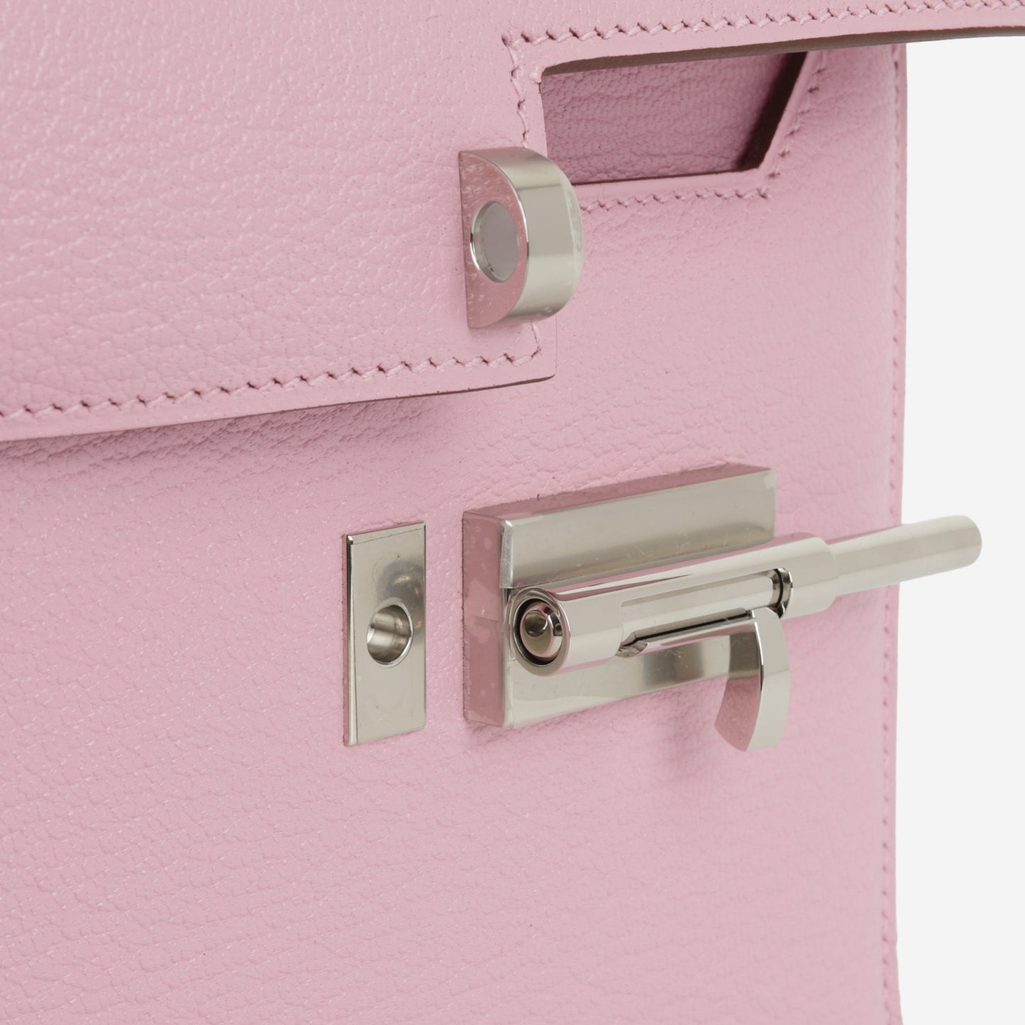 Hermès Mini Verrou Chaine - Mauve Sylvestre Chevre | Palladium Hardware