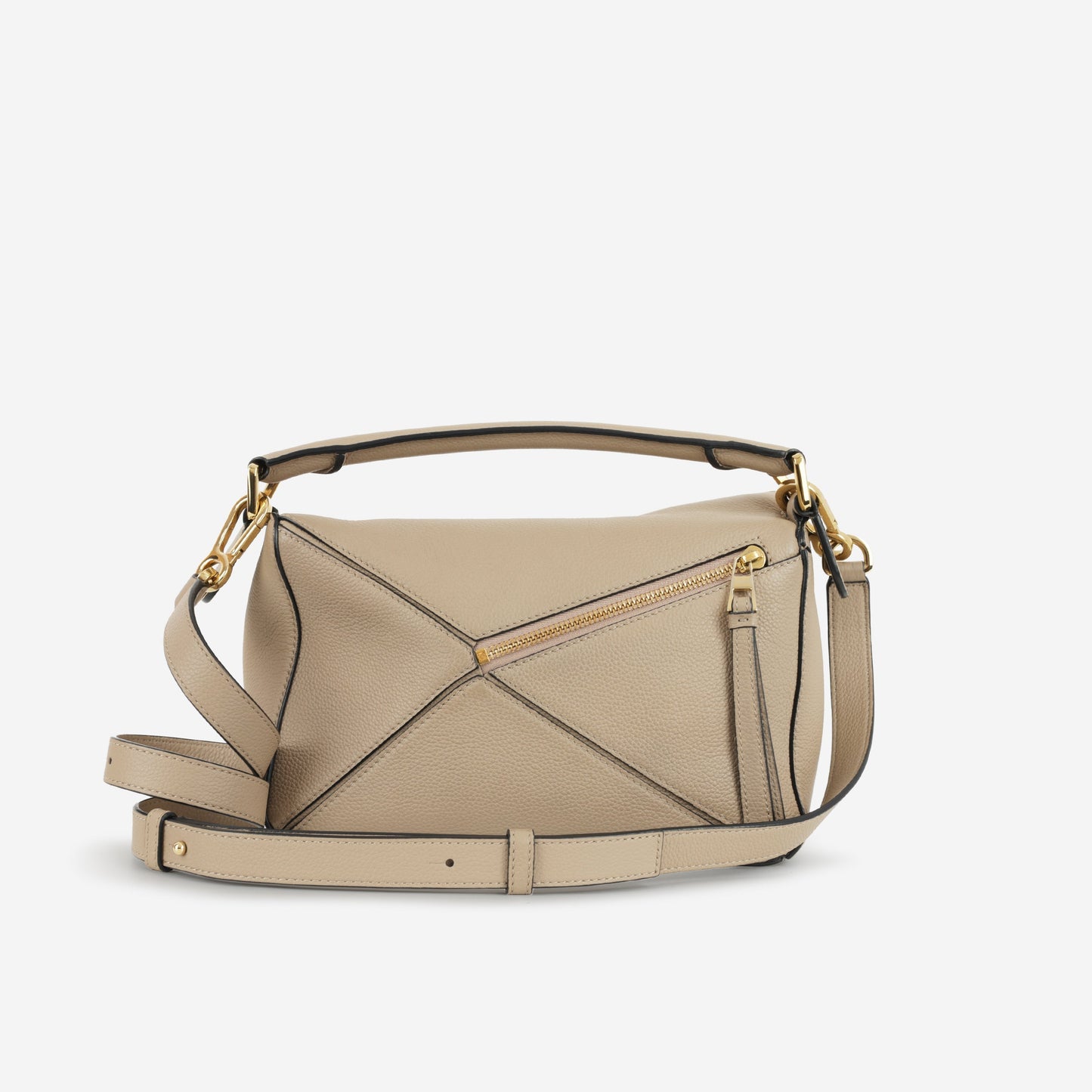 Loewe Small Puzzle Bag - Sand Grained Calfskin | Gold Hardware