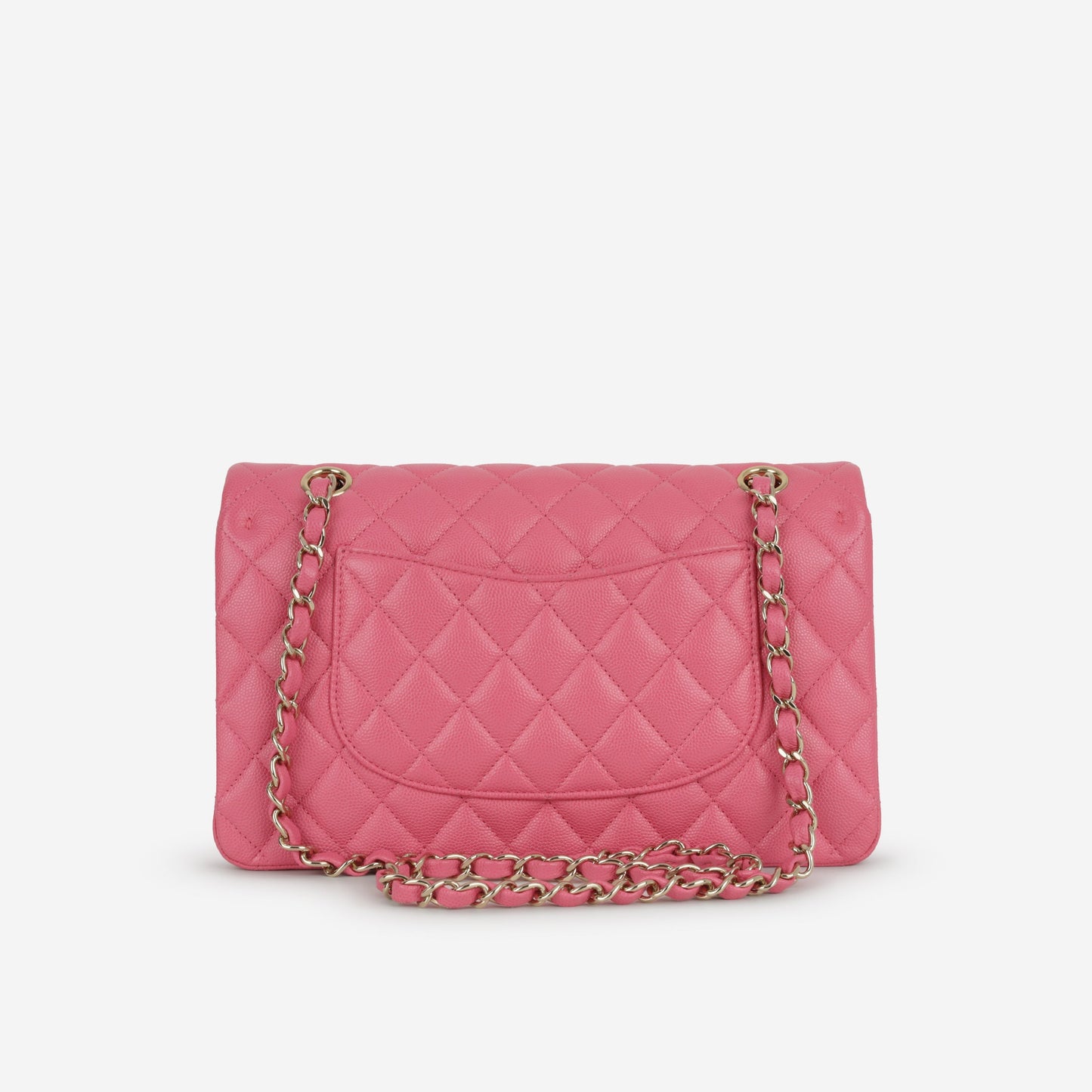Chanel Medium Classic Flap - Hot Pink Caviar | Champagne Gold Hardware