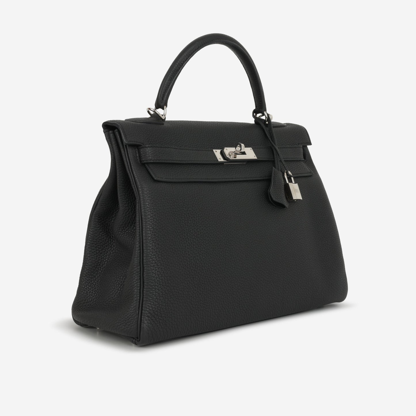 Hermès Kelly 32 - Black Togo | Palladium Hardware