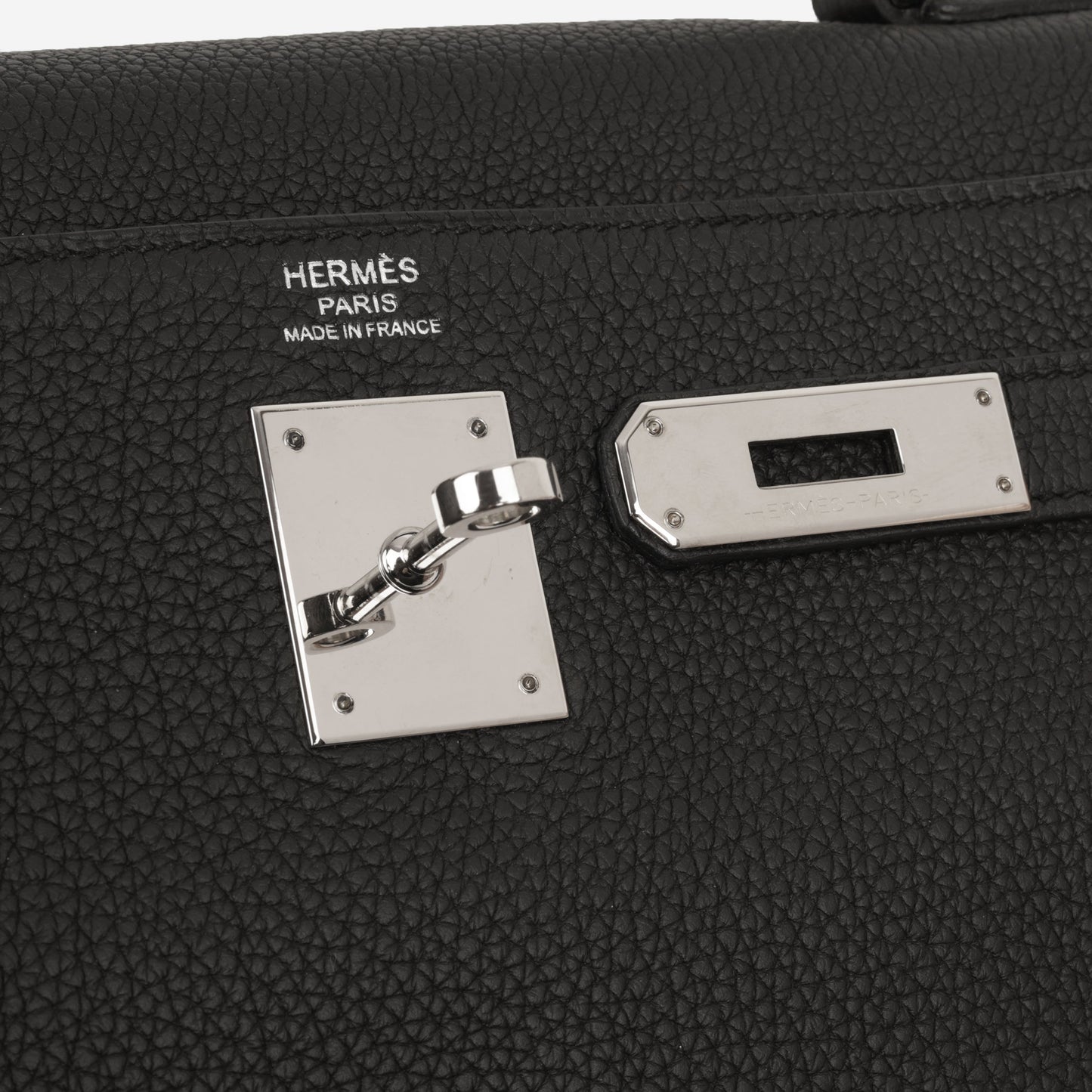 Hermès Kelly 32 - Black Togo | Palladium Hardware