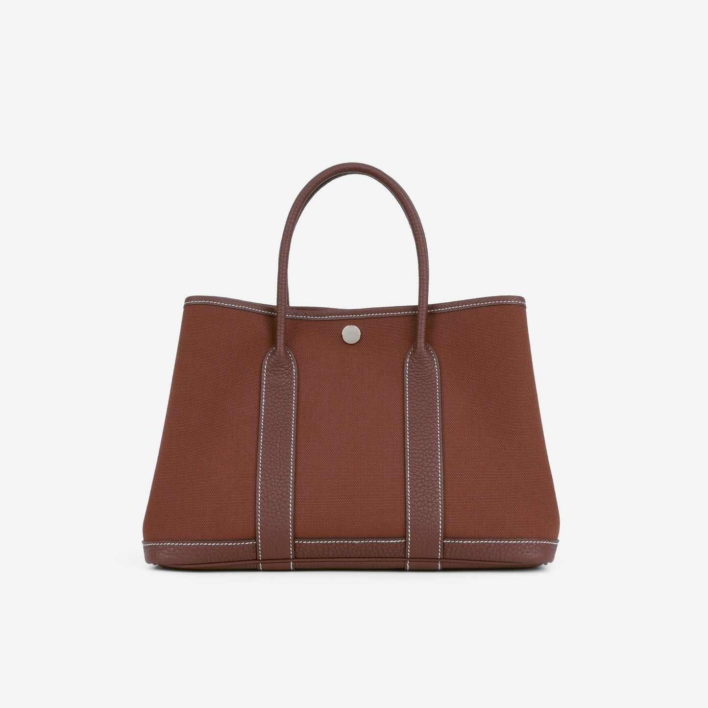 Hermès Garden Party 30 - Rouge H Canvas / Negonda | Palladium Hardware