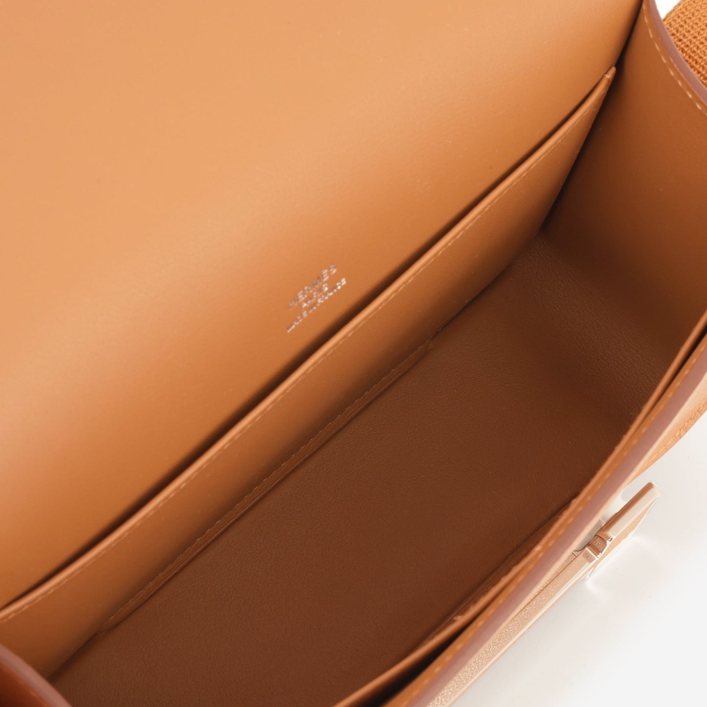 Hermès Geta Bag - Gold Evercolor | Palladium Hardware