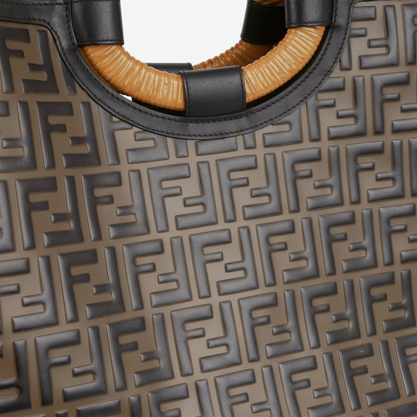Fendi Runaway Shopper Tote - FF Zucca Calfskin | Silver Hardware