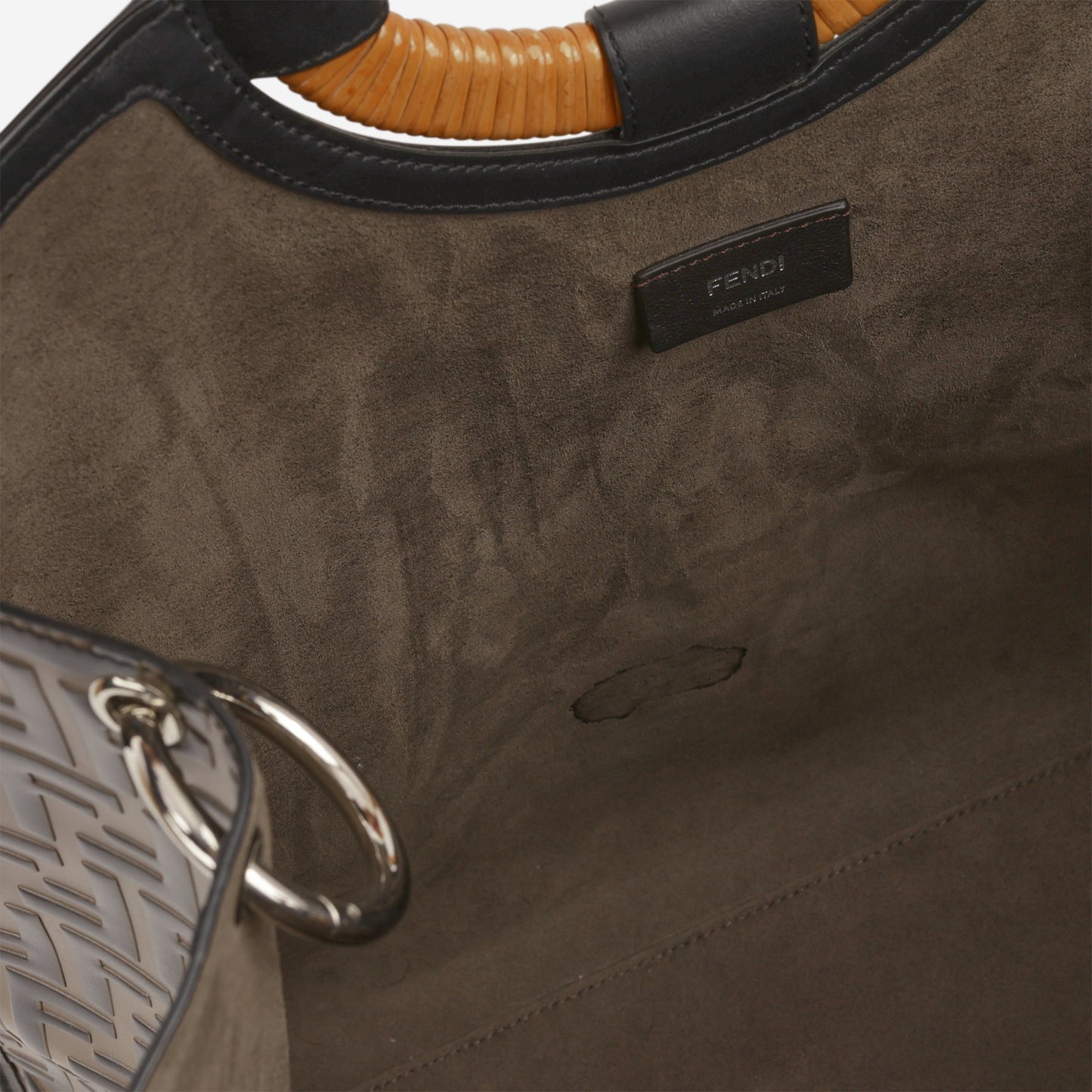 Fendi Runaway Shopper Tote - FF Zucca Calfskin | Silver Hardware