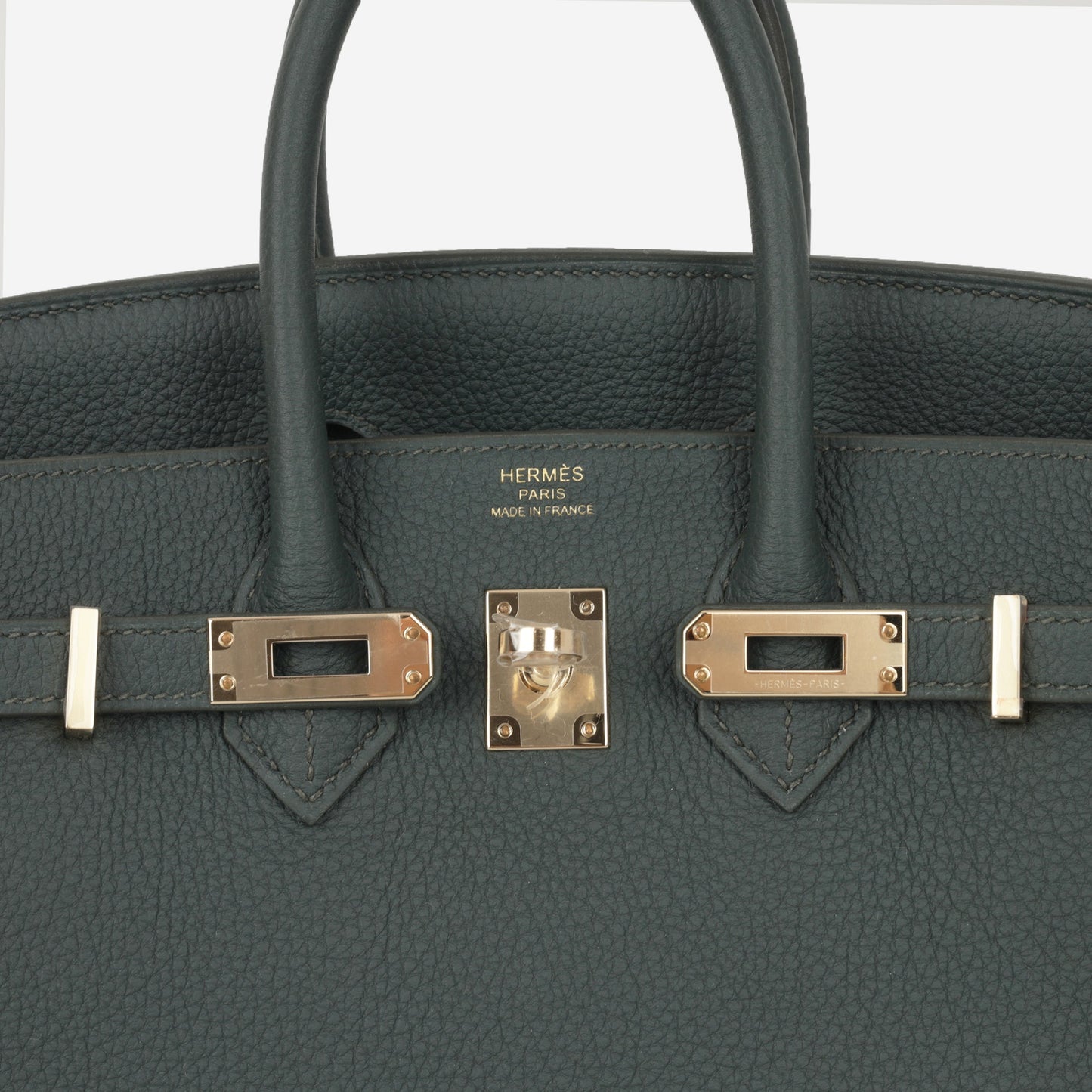 Hermès Birkin 25 - Vert Mangrove Togo | Permabrass Hardware