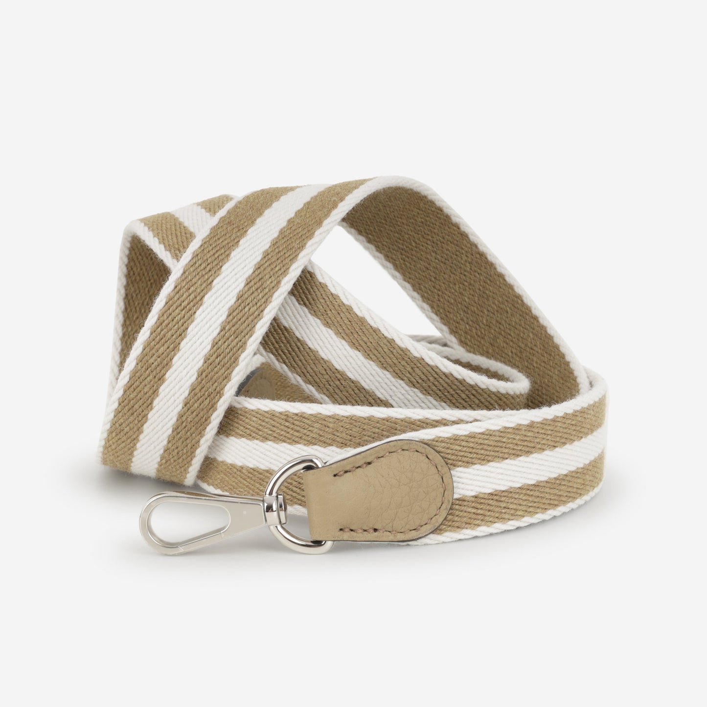 Hermès Mini Evelyne 16 - Beige Marfa Clemence / Gris Pale & Beige Marfa Strap | Palladium Hardware