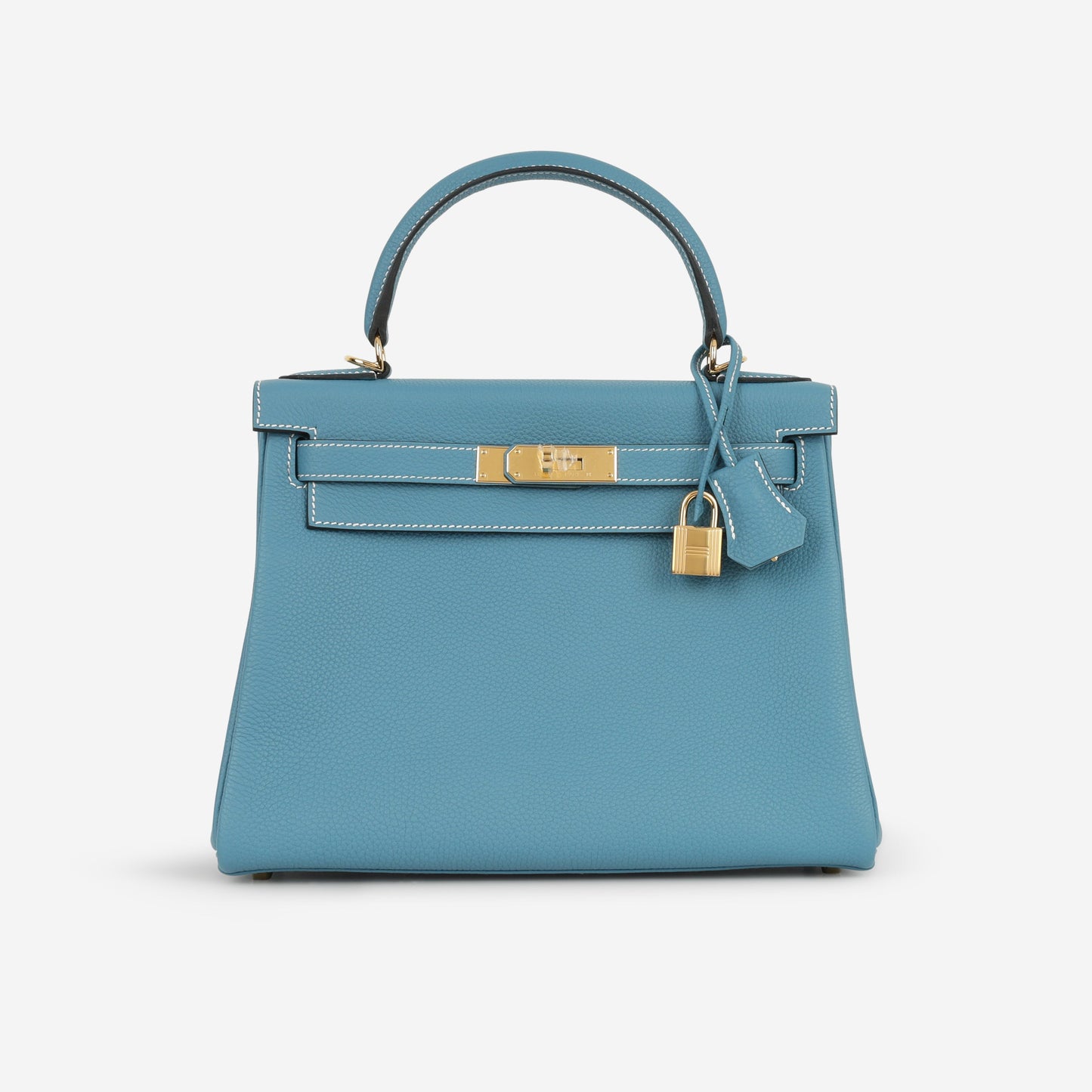 Hermès Kelly 28 - Bleu Jean Togo | Gold Hardware