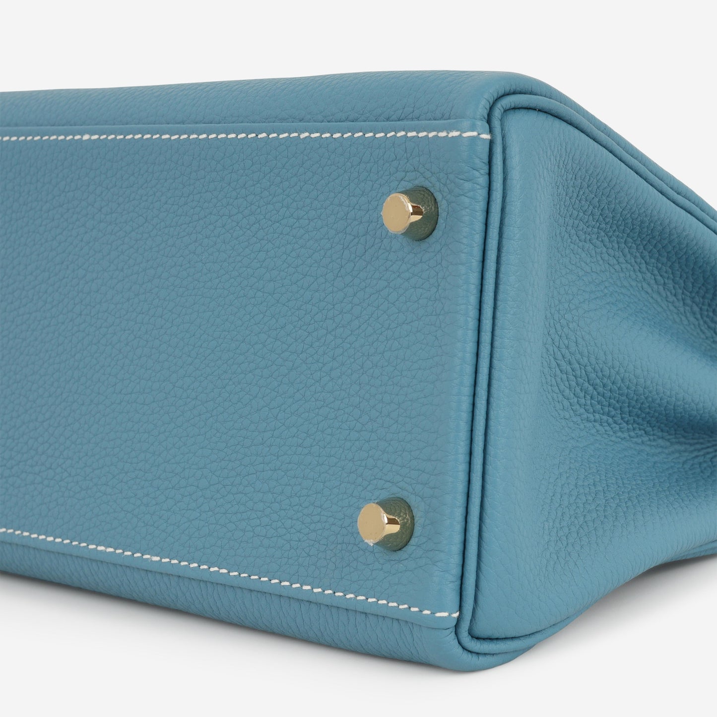 Hermès Kelly 28 - Bleu Jean Togo | Gold Hardware