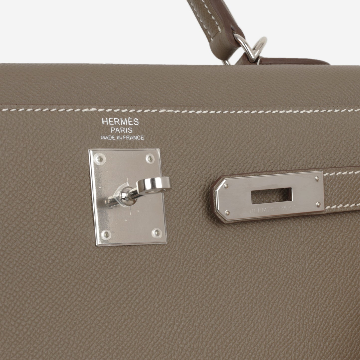Hermès Kelly 32 - Etoupe Epsom | Palladium Hardware