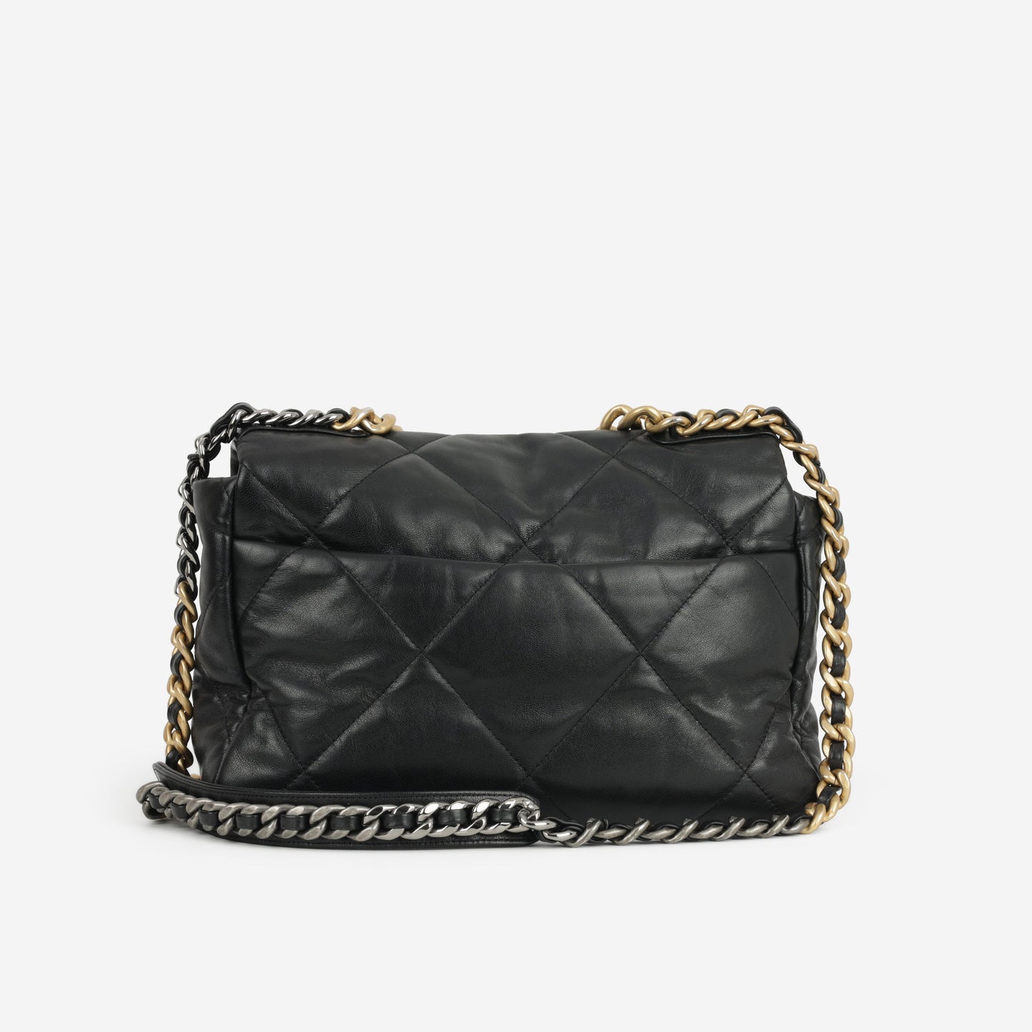 Chanel Chanel Large 19 Flap Bag - Black Lambskin | Multi Hardware