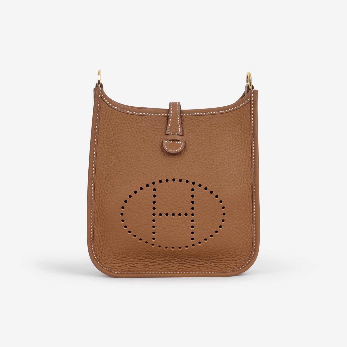 Hermès Hermès Mini Evelyne 16 - Gold Clemence | Gold Hardware
