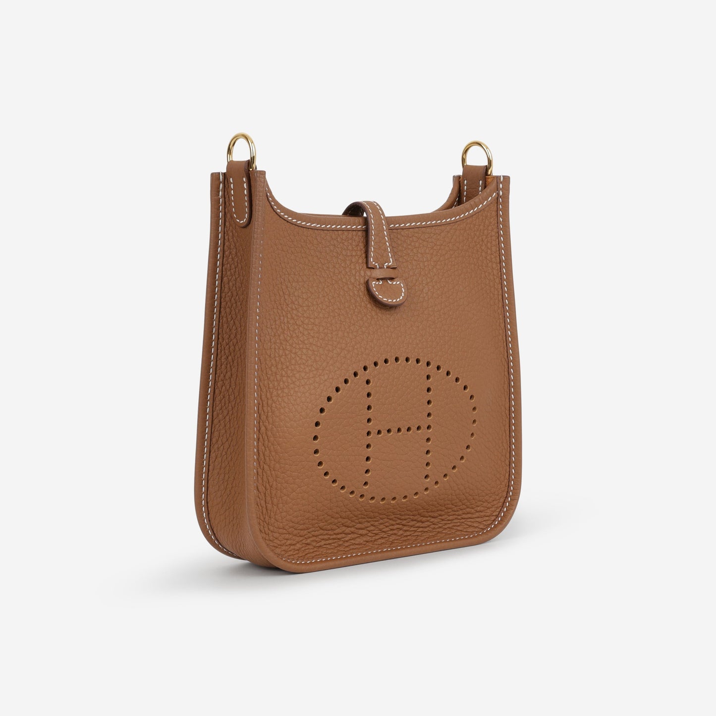 Hermès Hermès Mini Evelyne 16 - Gold Clemence | Gold Hardware
