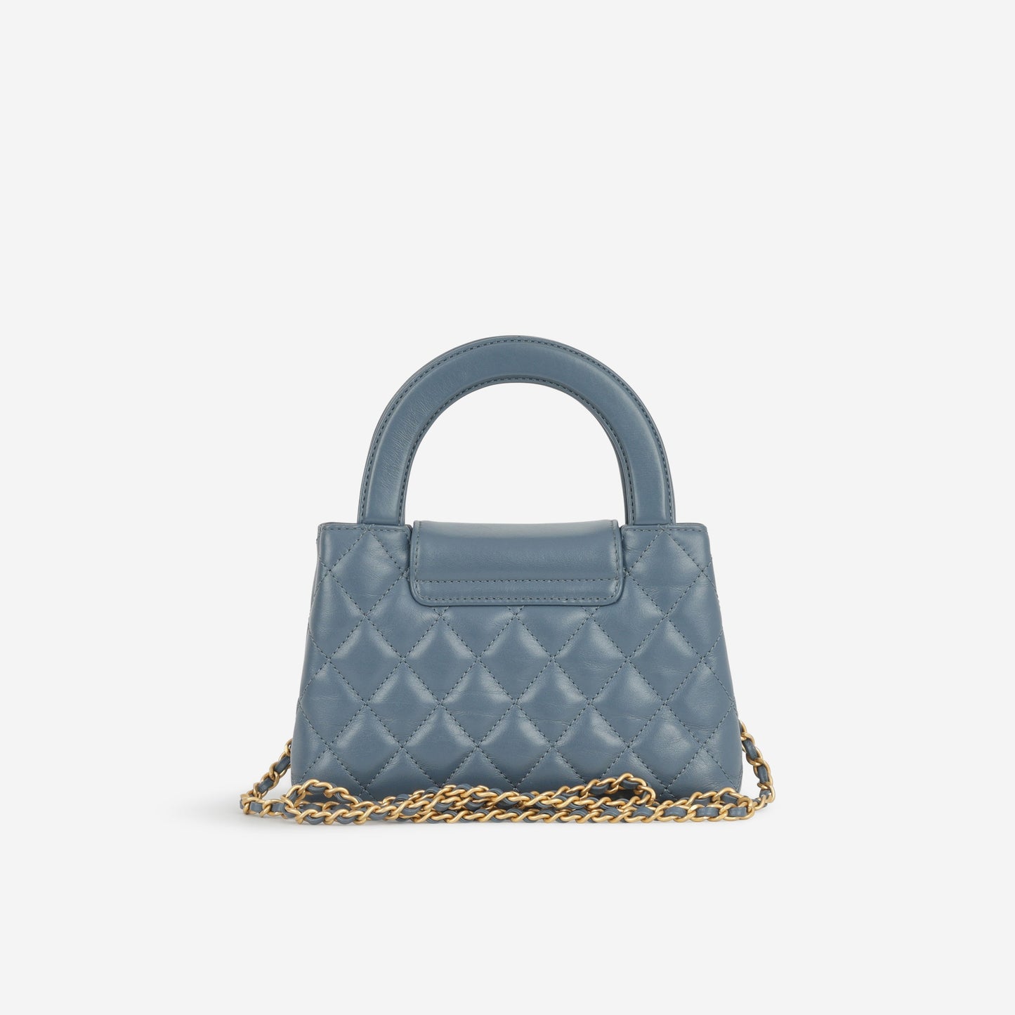 Chanel Small Kelly Re-Edition - Blue Lambskin | Gold Hardware