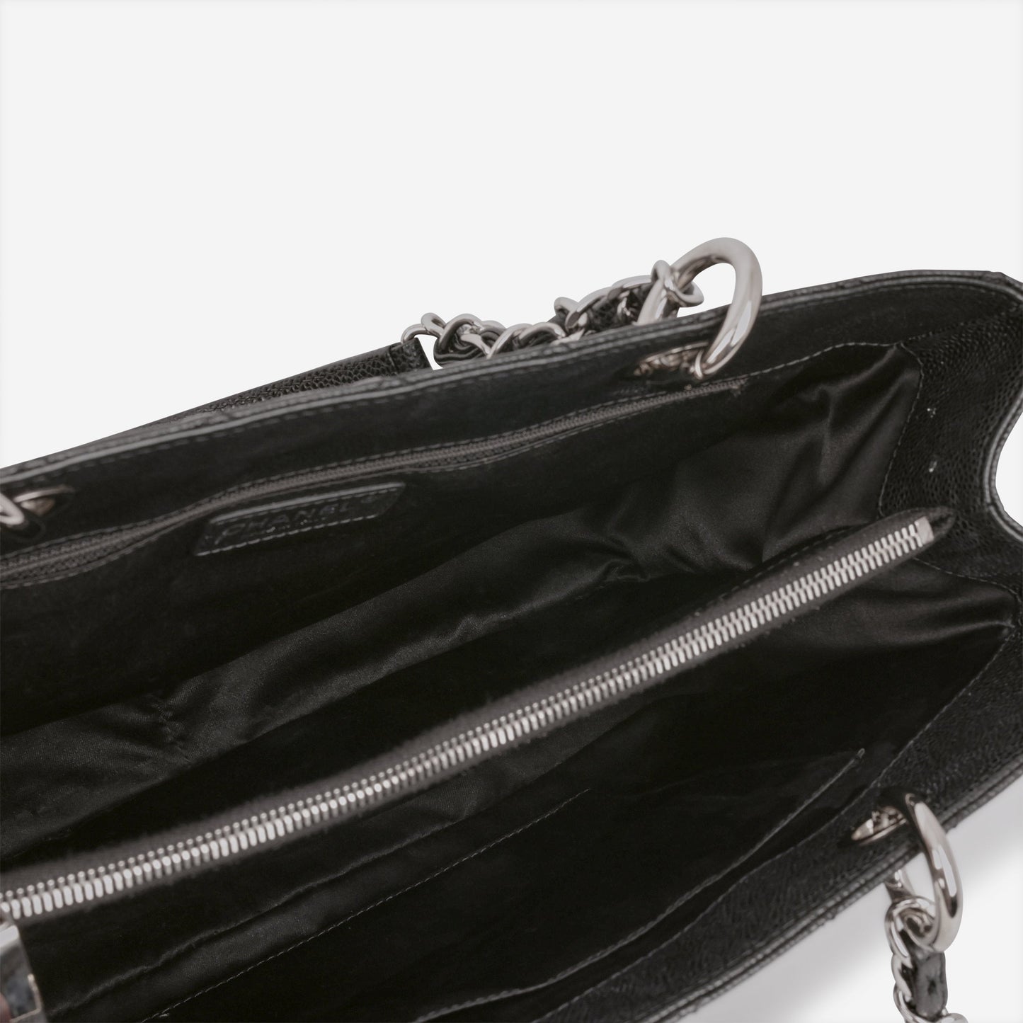Chanel GST - Black Caviar | Silver Hardware