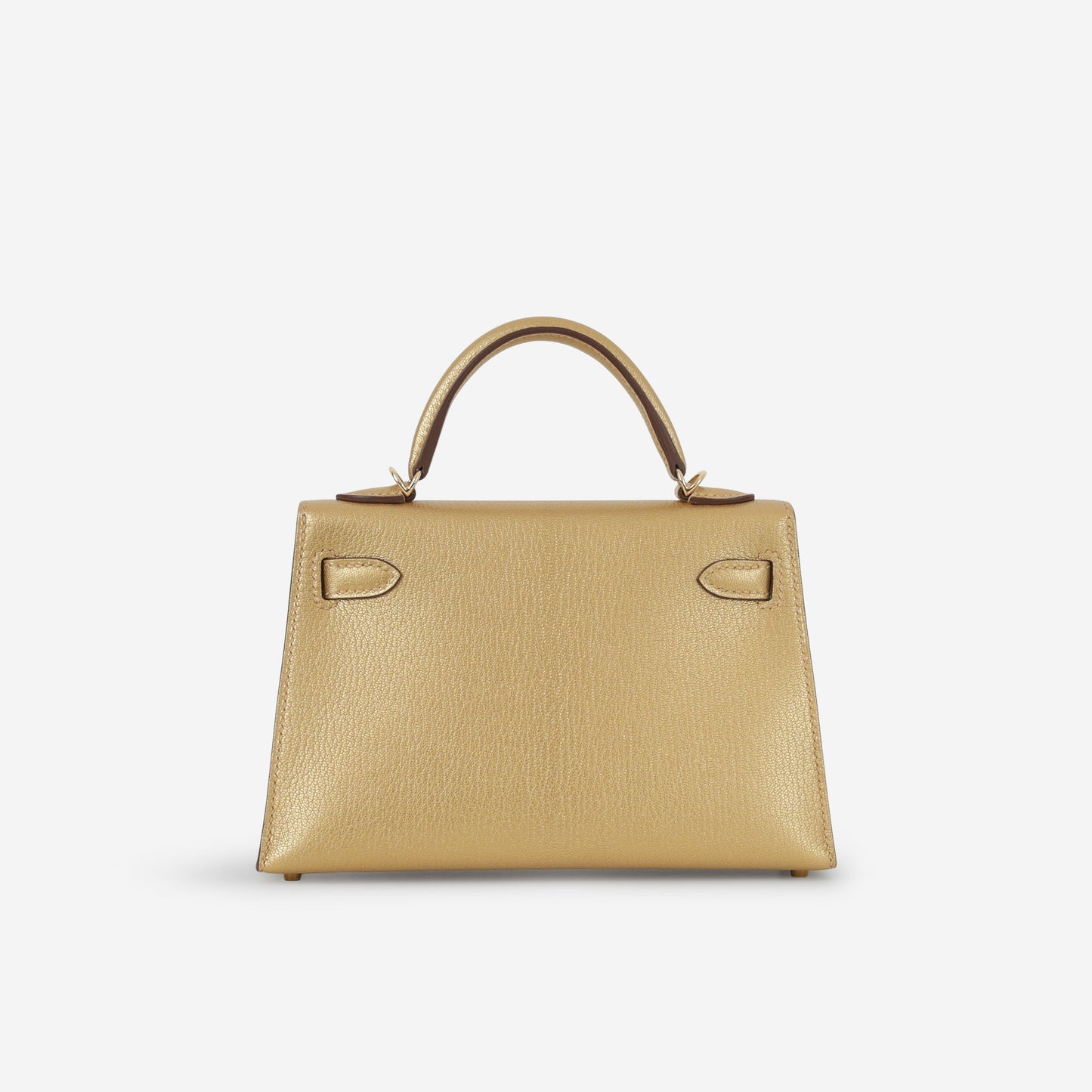 Hermès Mini Kelly - Dore Chevre | Permabrass Hardware