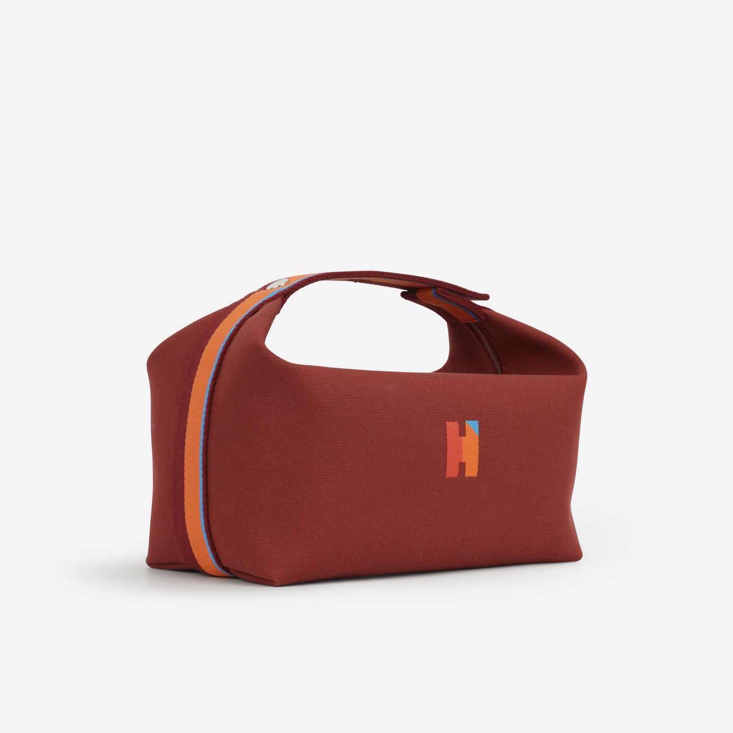 Hermès Bride-A-Brac Pavillion GM - Rouge H Canvas | Palladium Hardware