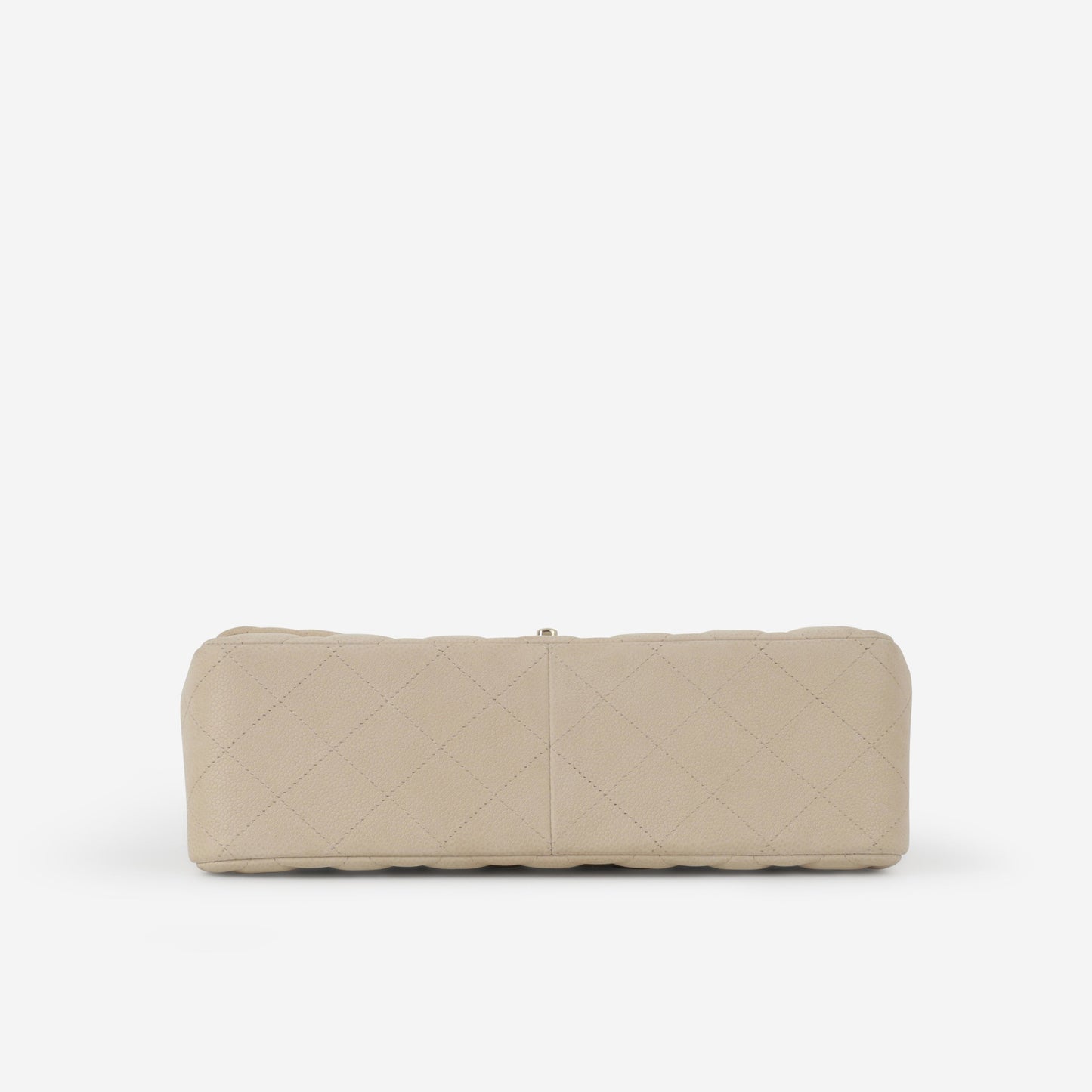 Chanel Classic Jumbo Double Flap - Beige Matte Caviar | Champagne Gold Hardware
