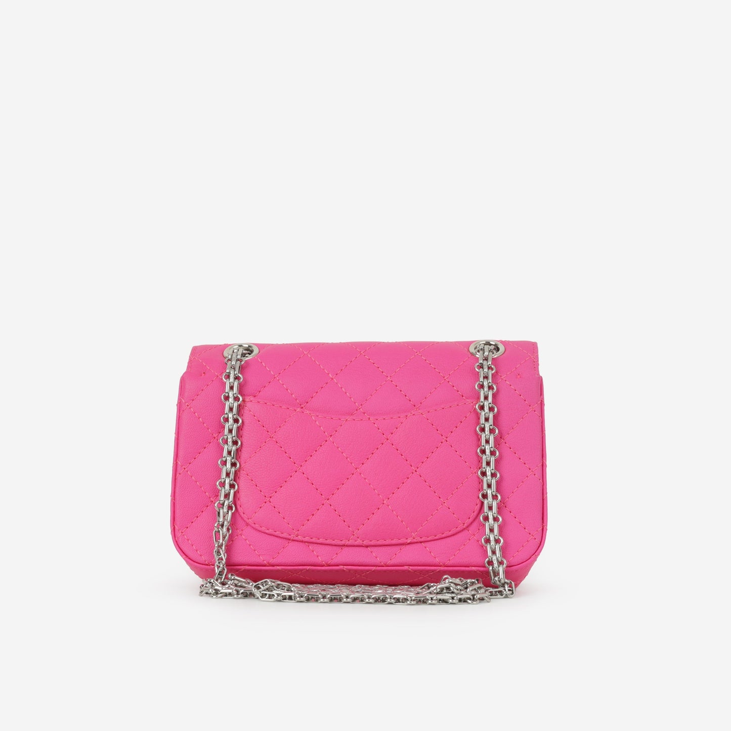 Chanel Mini 2.55 Reissue 224 - Pink Goatskin | Silver Hardware