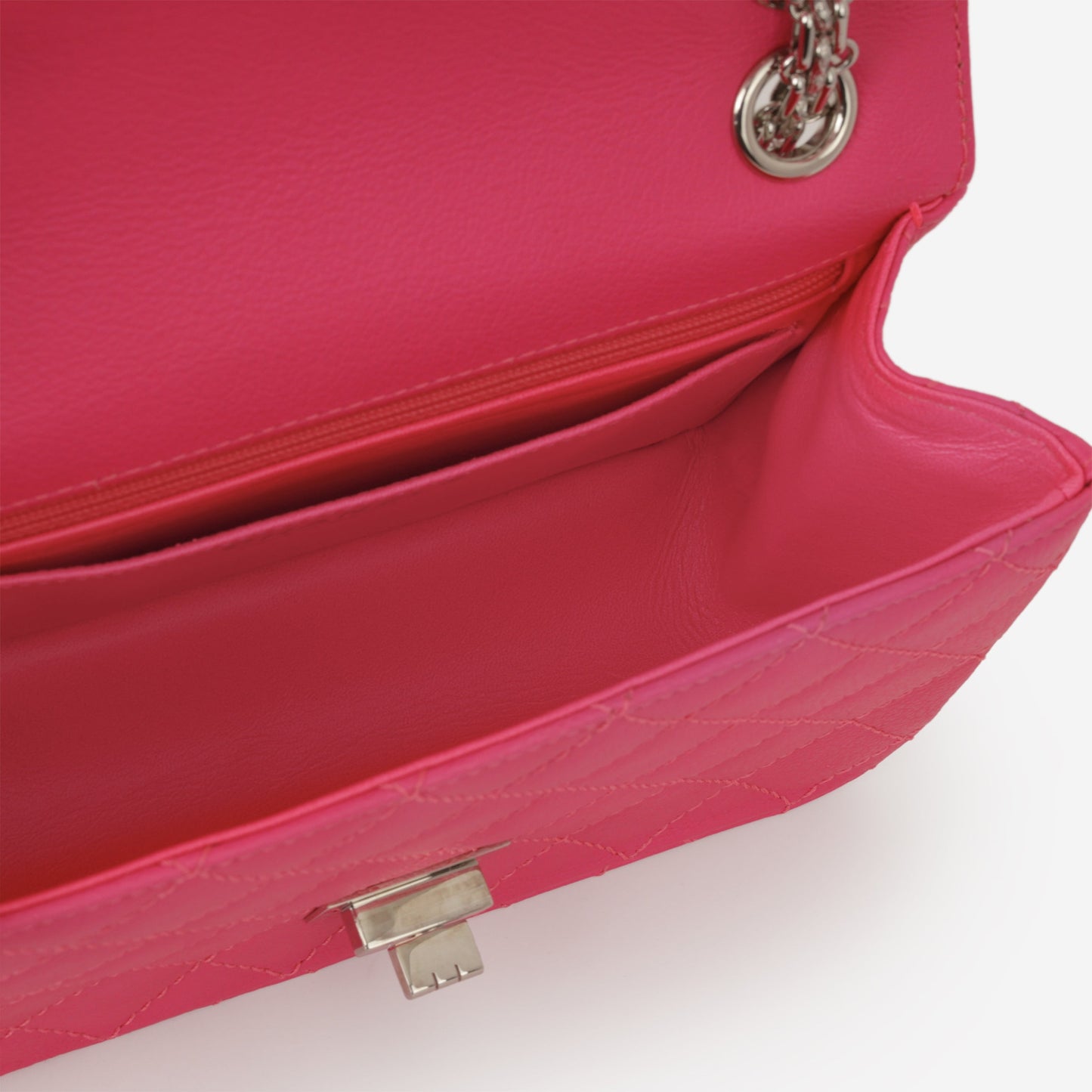 Chanel Mini 2.55 Reissue 224 - Pink Goatskin | Silver Hardware