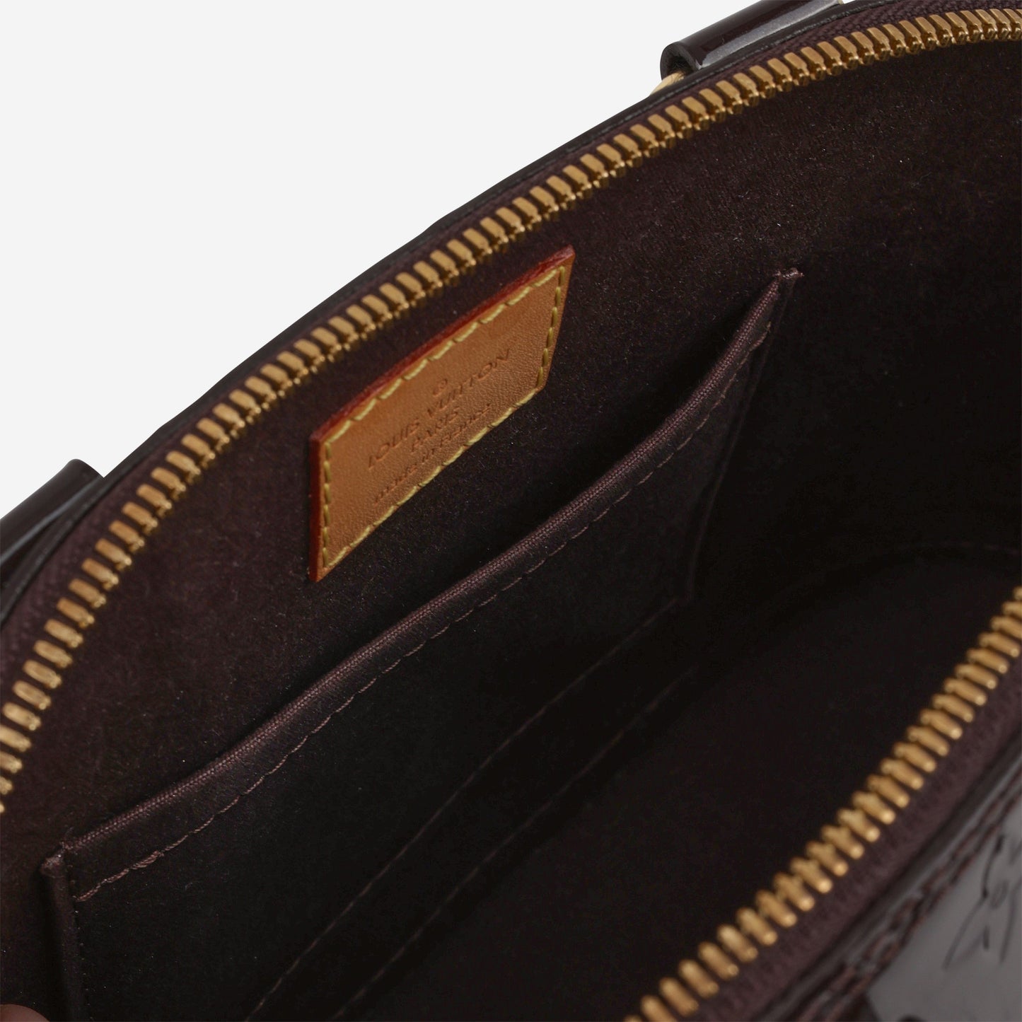 Louis Vuitton Alma BB - Amarante Vernis | Gold Hardware