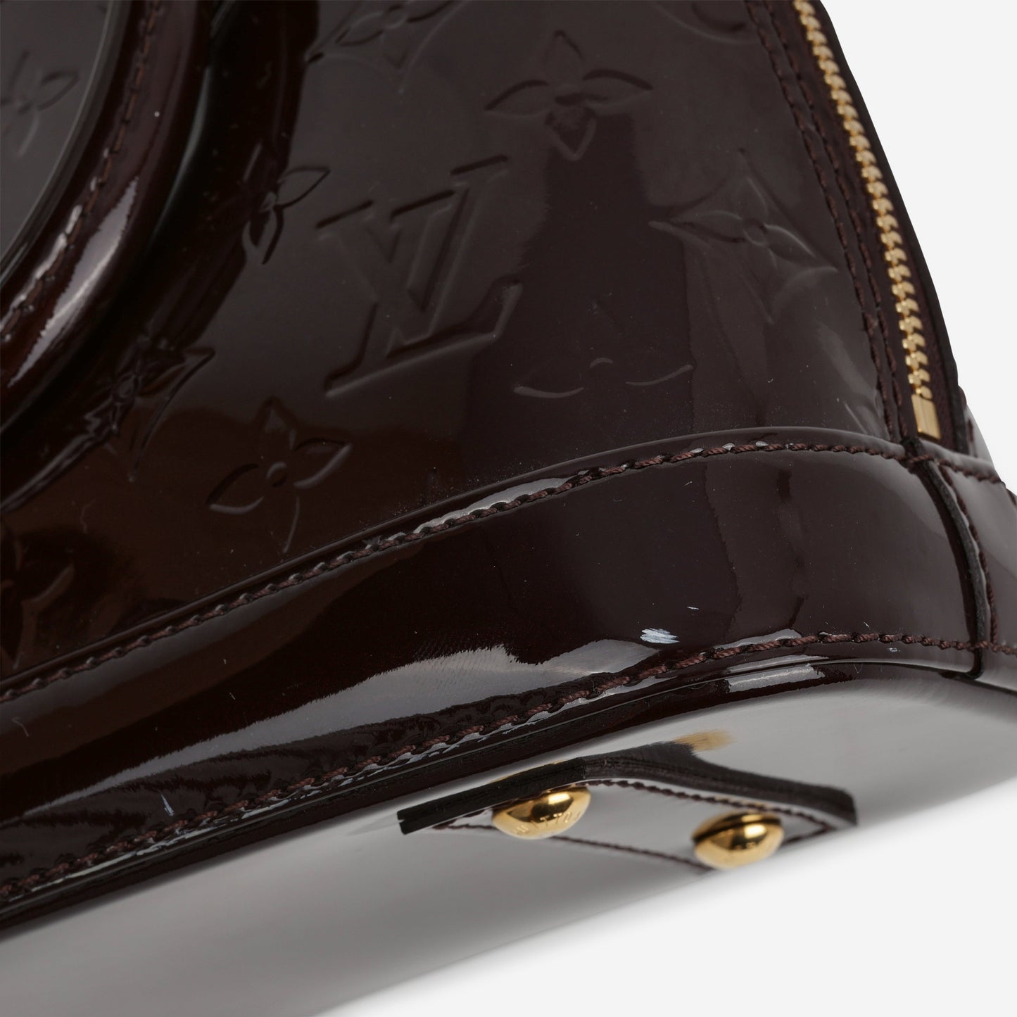 Louis Vuitton Alma BB - Amarante Vernis | Gold Hardware