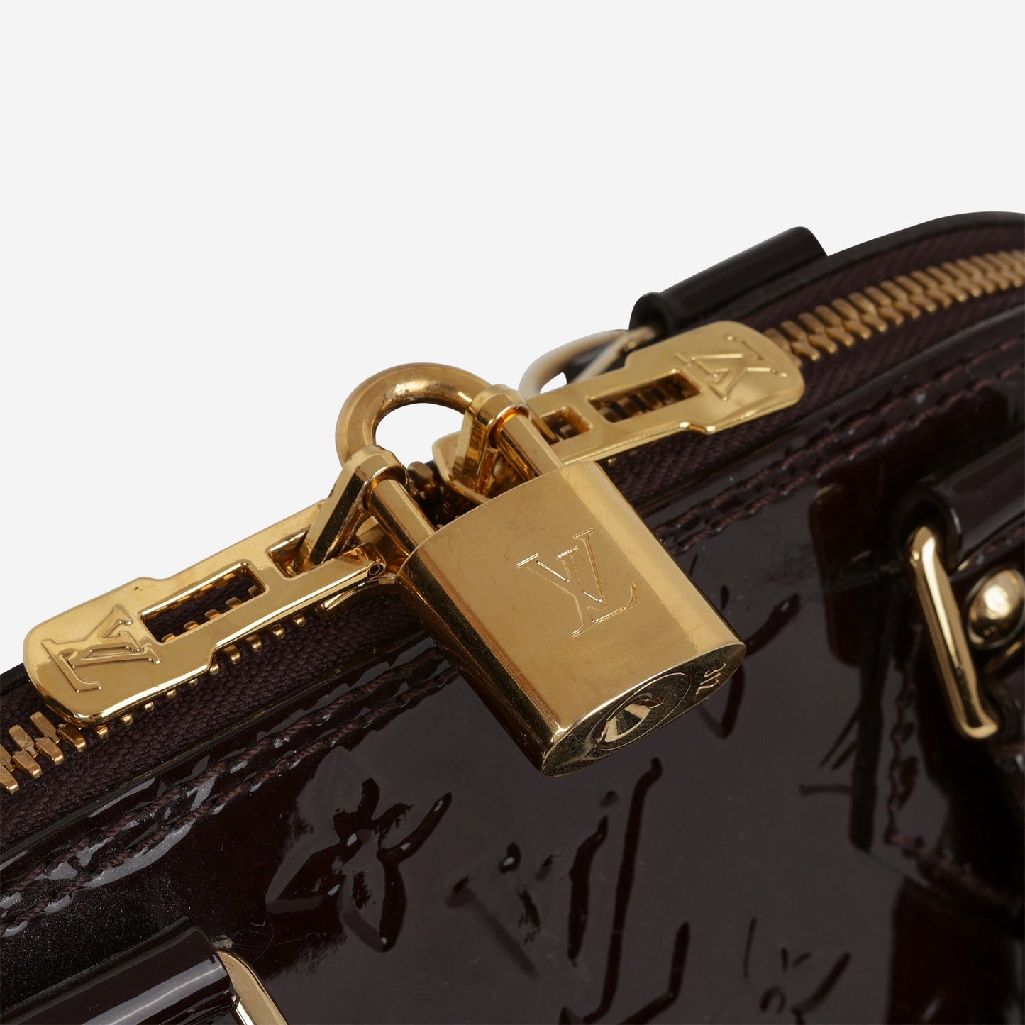 Louis Vuitton Alma BB - Amarante Vernis | Gold Hardware