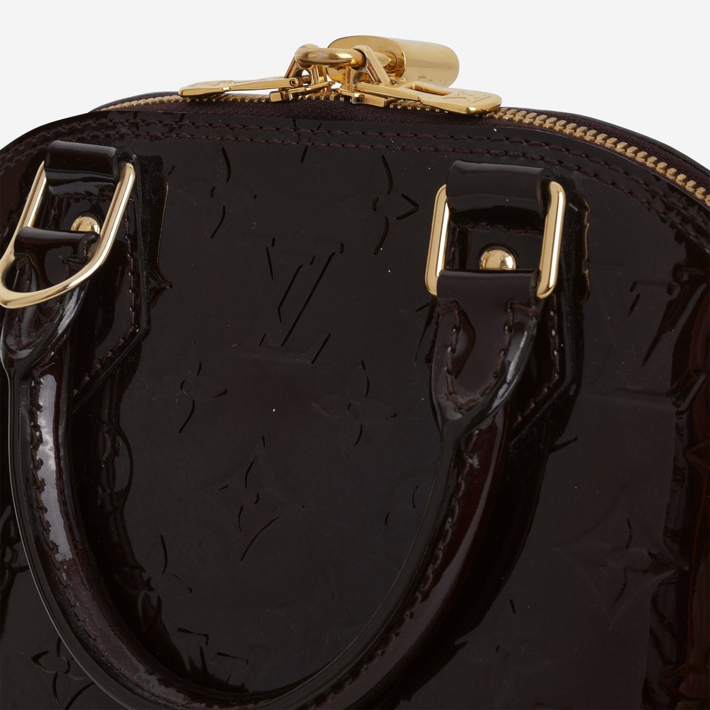 Louis Vuitton Alma BB - Amarante Vernis | Gold Hardware