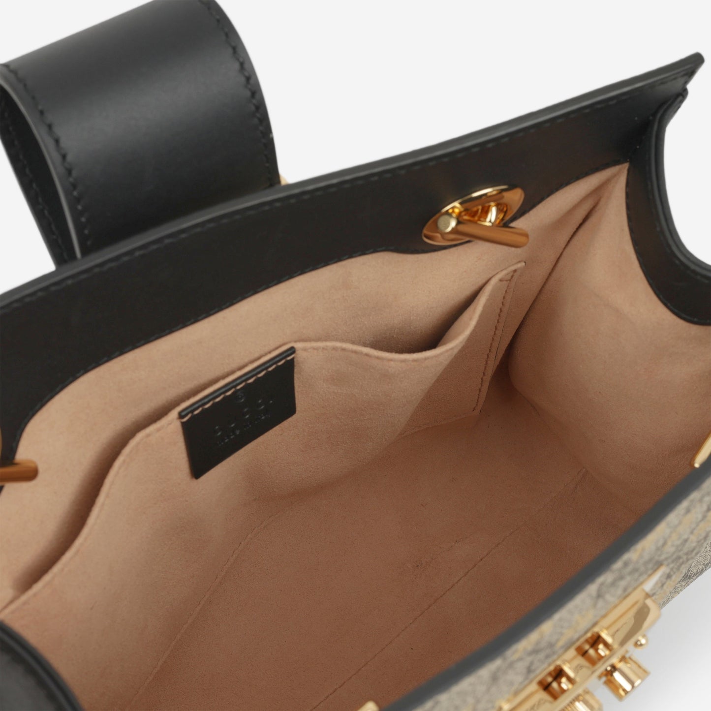 Gucci Padlock GG Supreme Bee Shoulder Bag - GG Supreme Canvas | Gold Hardware