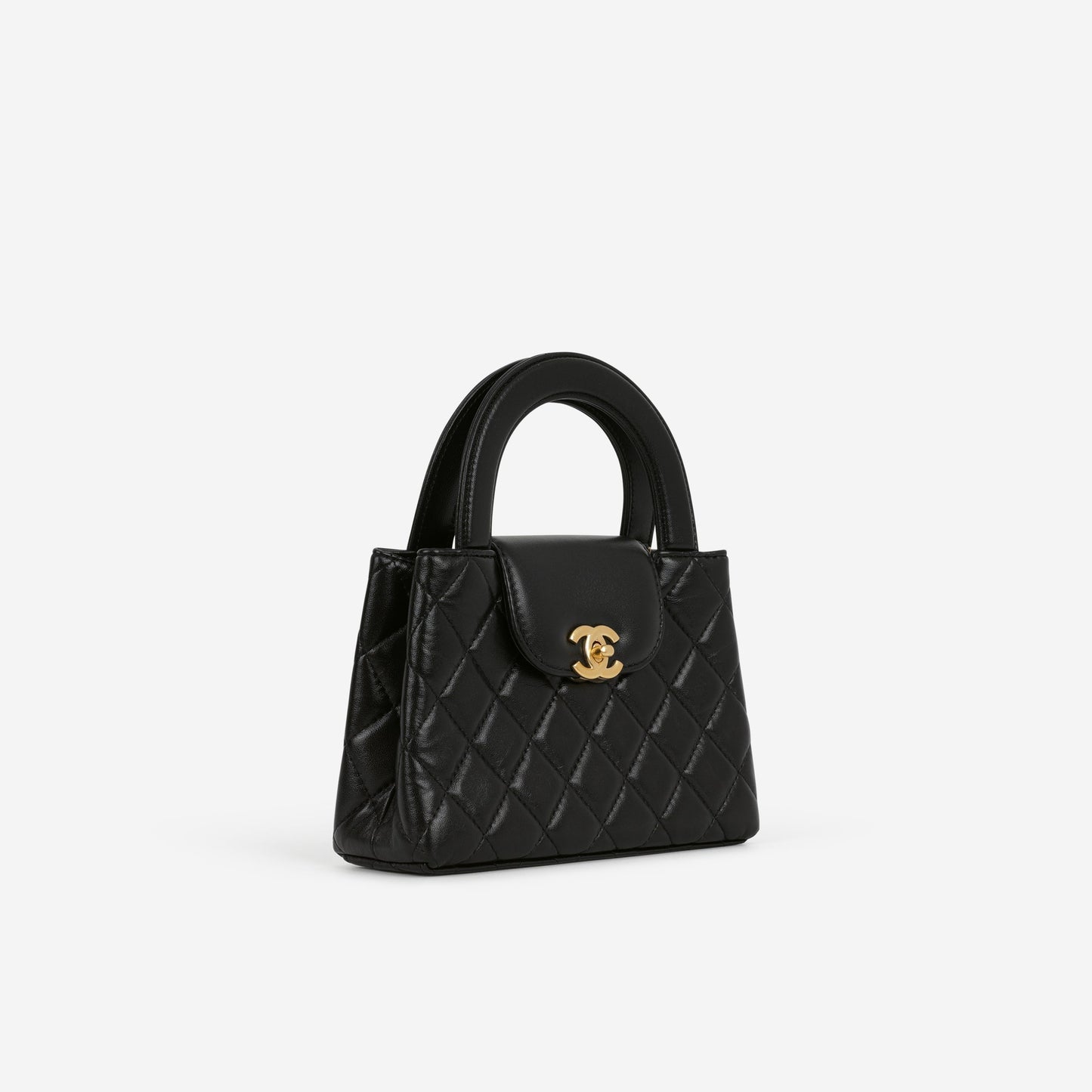 Chanel Small Kelly Re-Edition - Black Lambskin | Gold Hardware