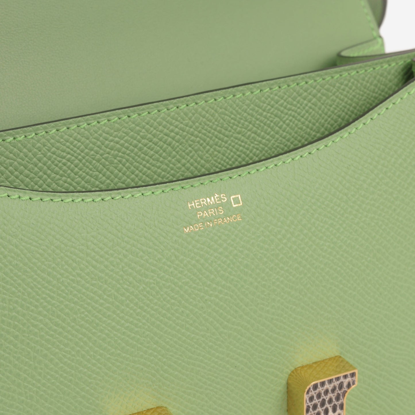 Hermès Constance 18 - Vert Crique Epsom / Alligator / Lizard | Gold Hardware