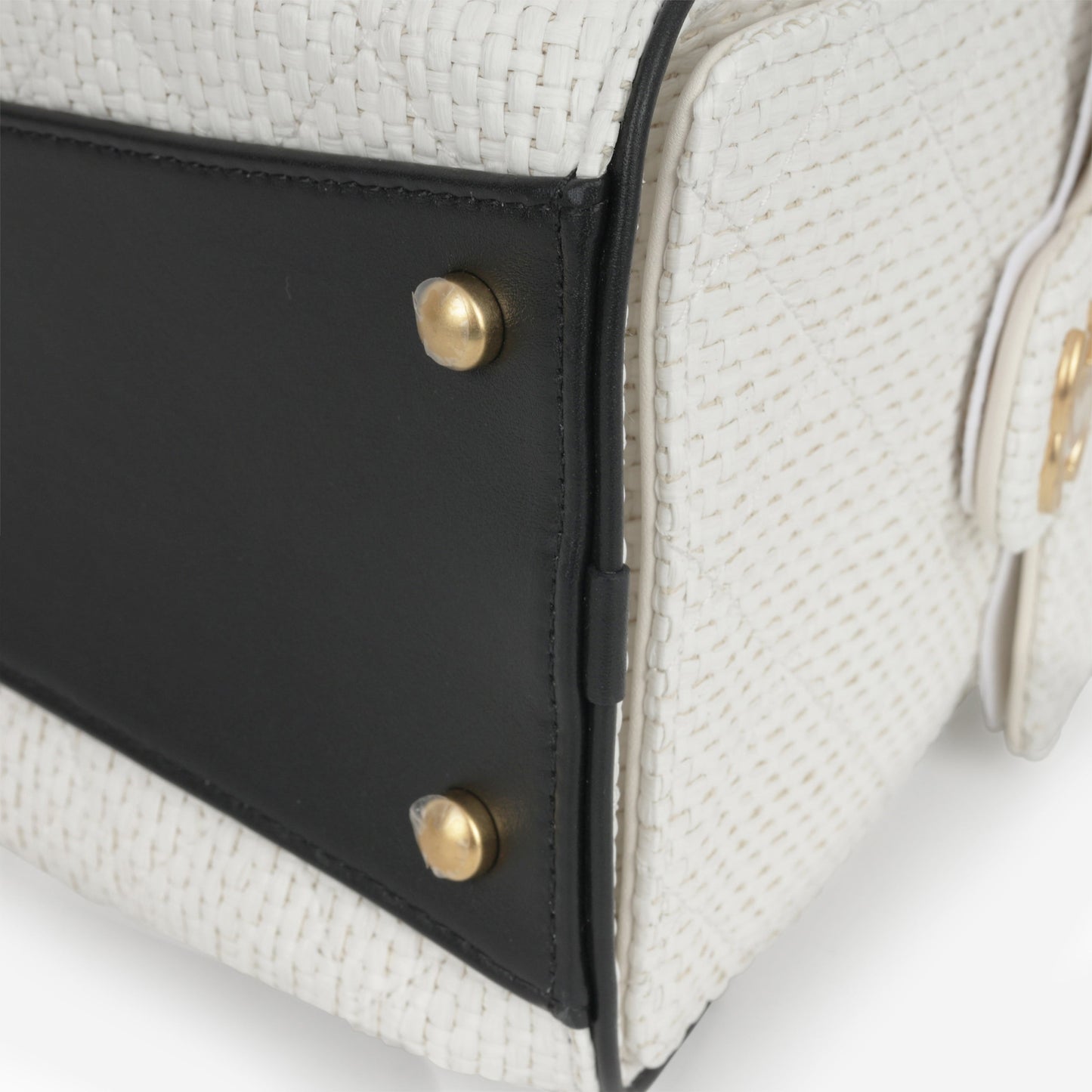 Chanel Small 25 Hobo - White Braided Raffia | Gold Hardware
