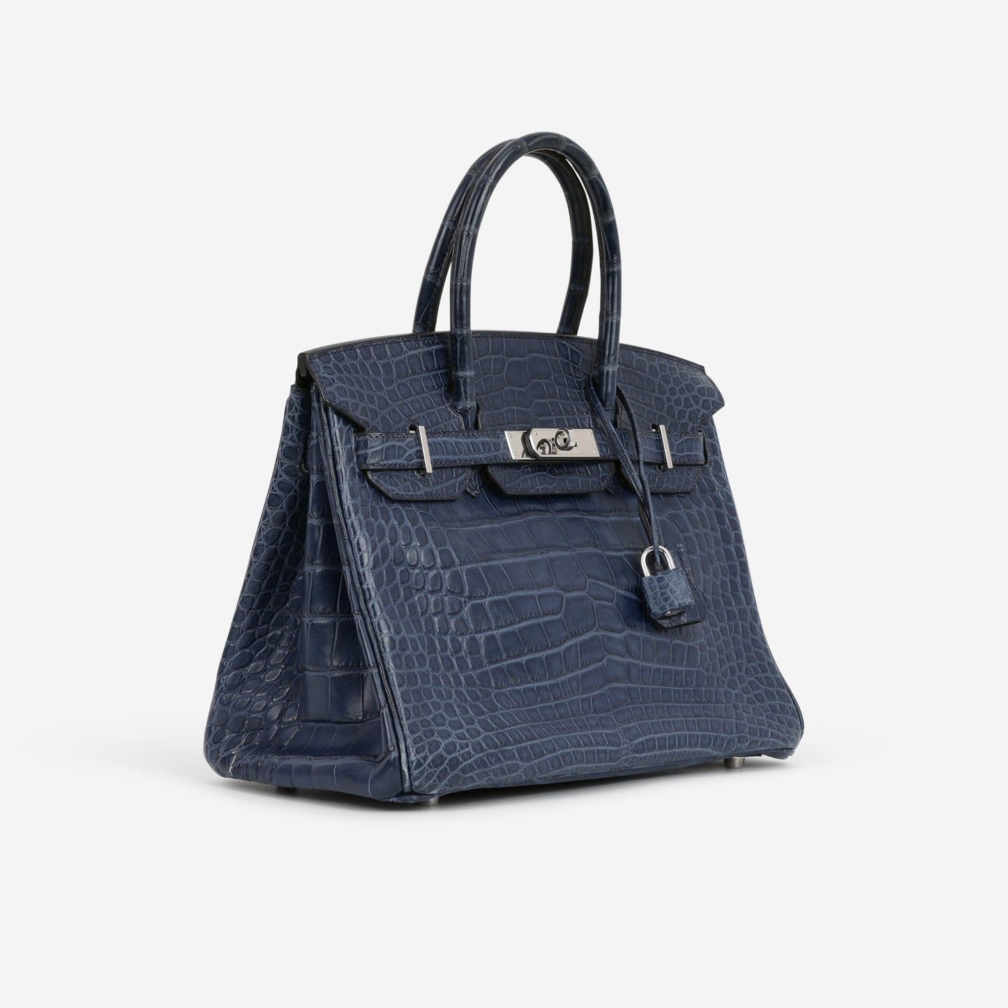 Hermès Birkin 30 - Bleu De Malte Alligator | Palladium Hardware