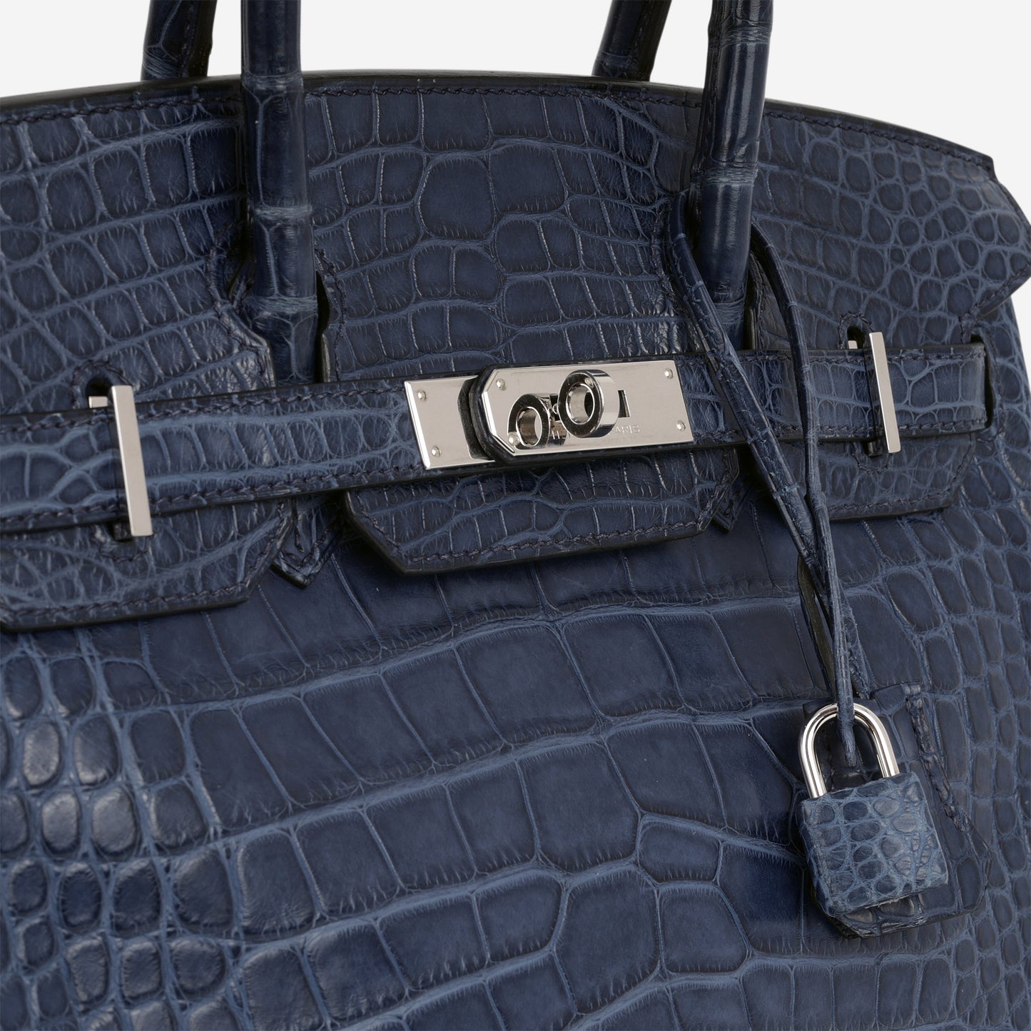 Hermès Birkin 30 - Bleu De Malte Alligator | Palladium Hardware