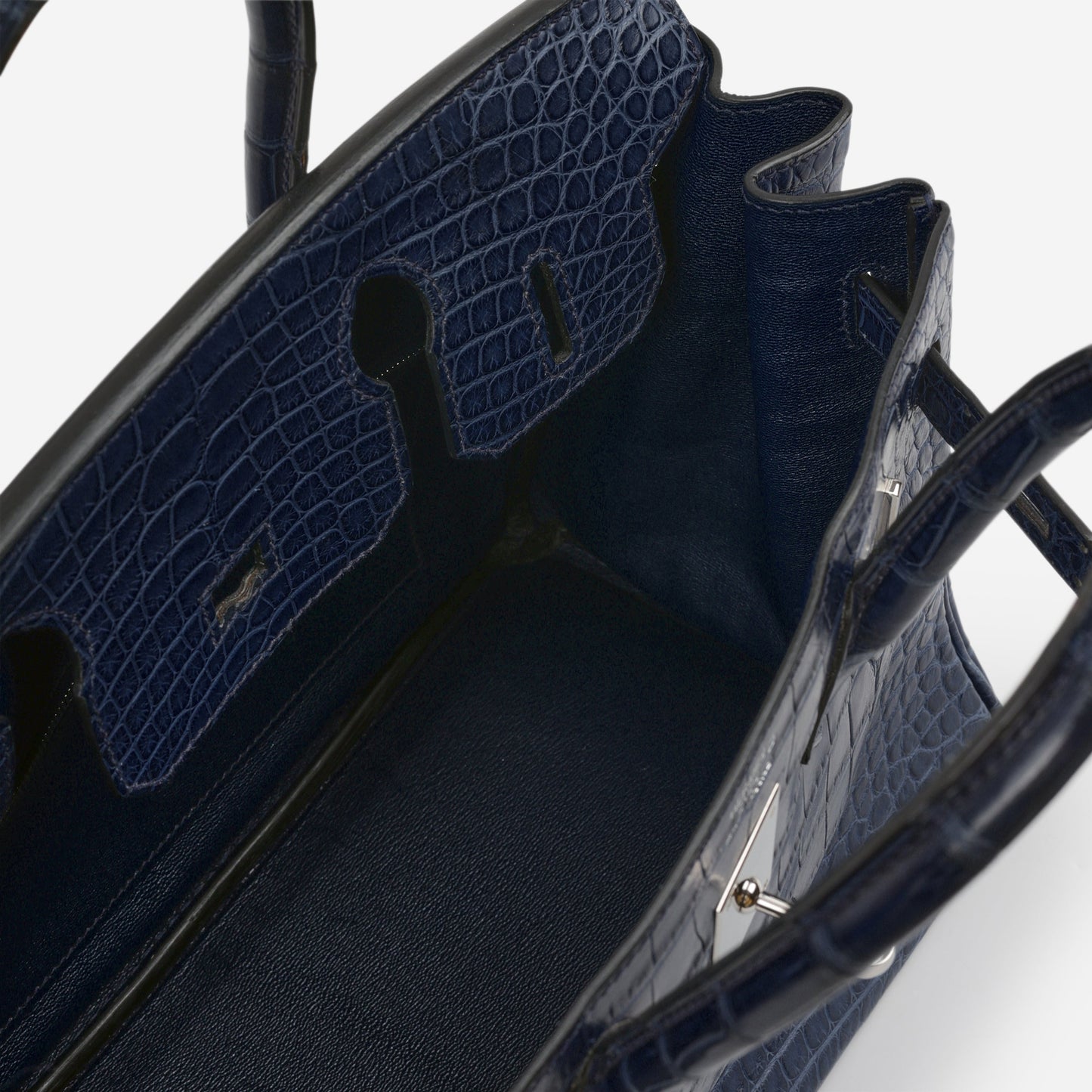 Hermès Birkin 30 - Bleu De Malte Alligator | Palladium Hardware