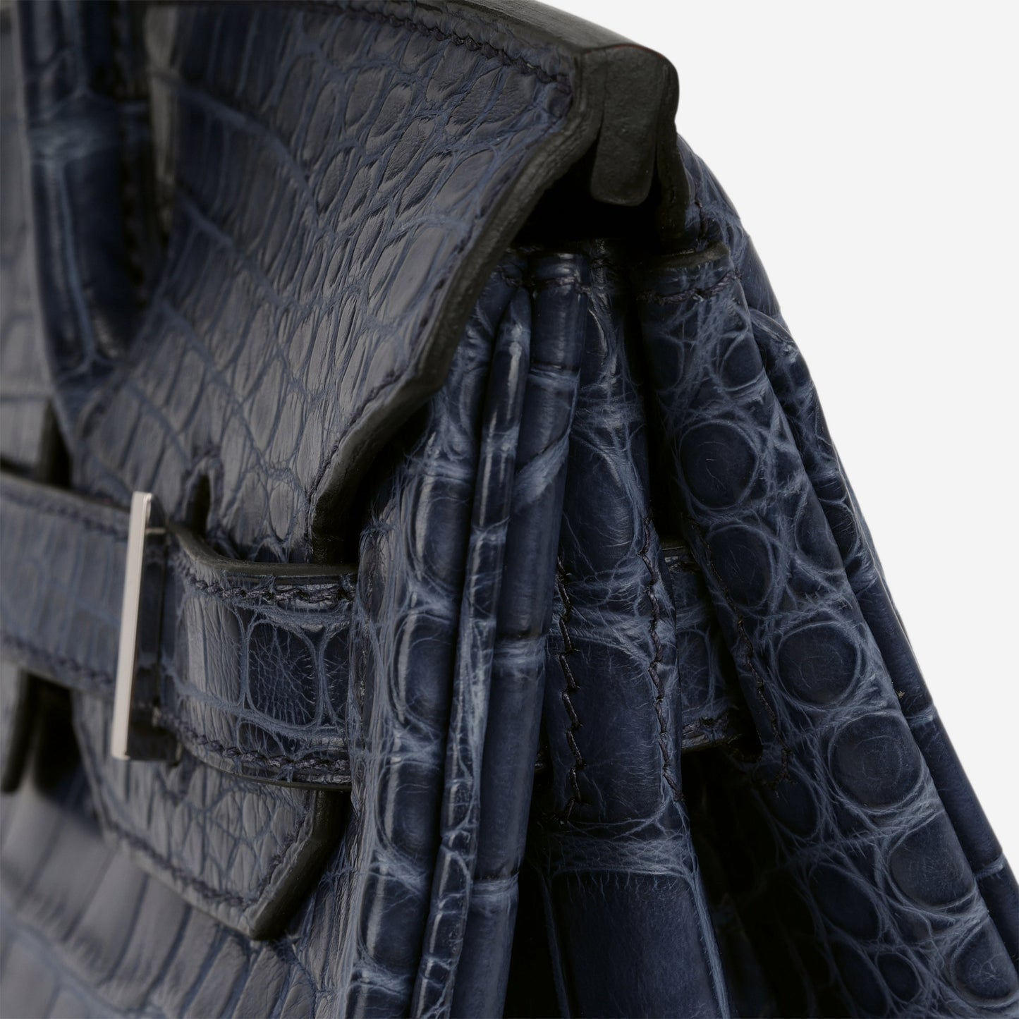 Hermès Birkin 30 - Bleu De Malte Alligator | Palladium Hardware