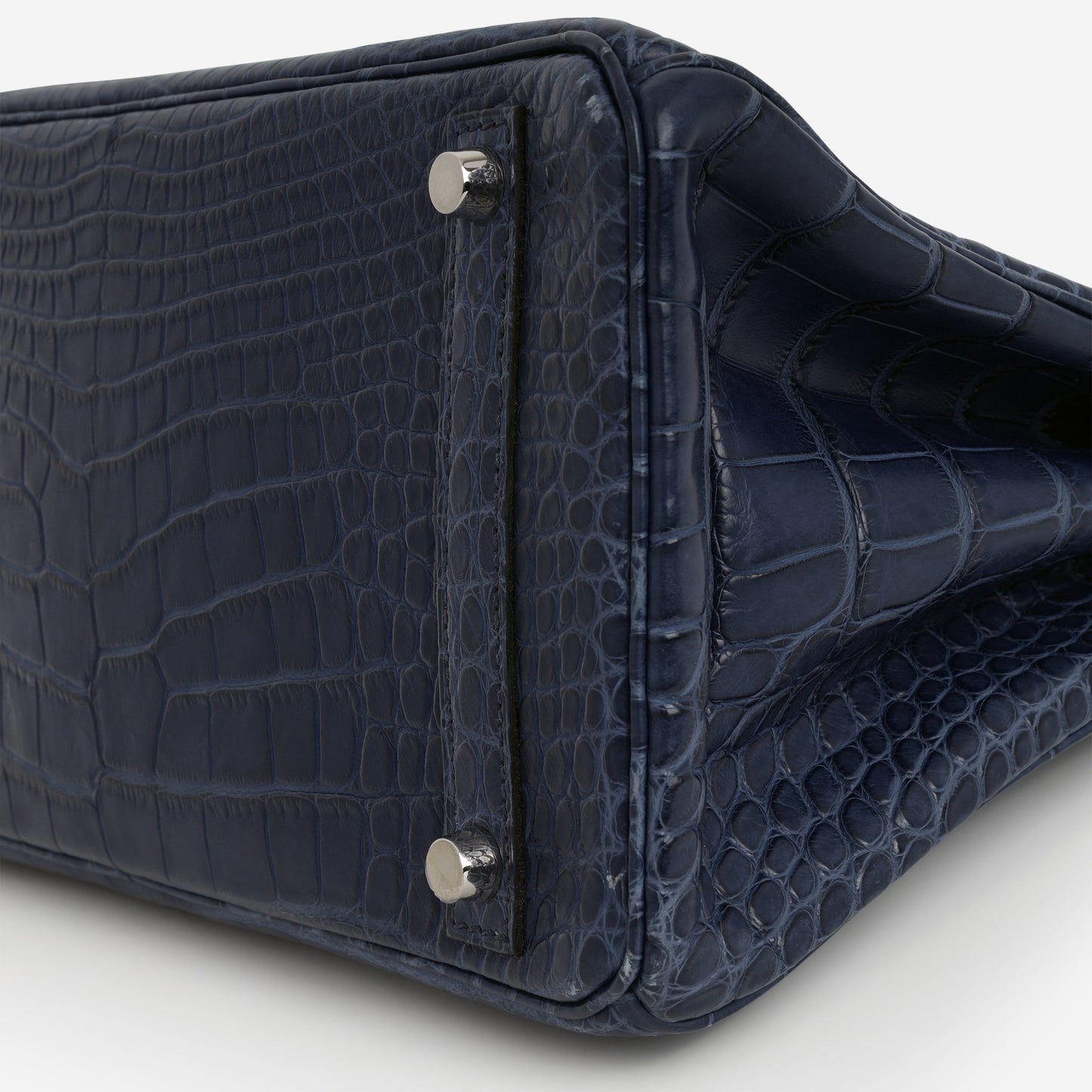 Hermès Birkin 30 - Bleu De Malte Alligator | Palladium Hardware