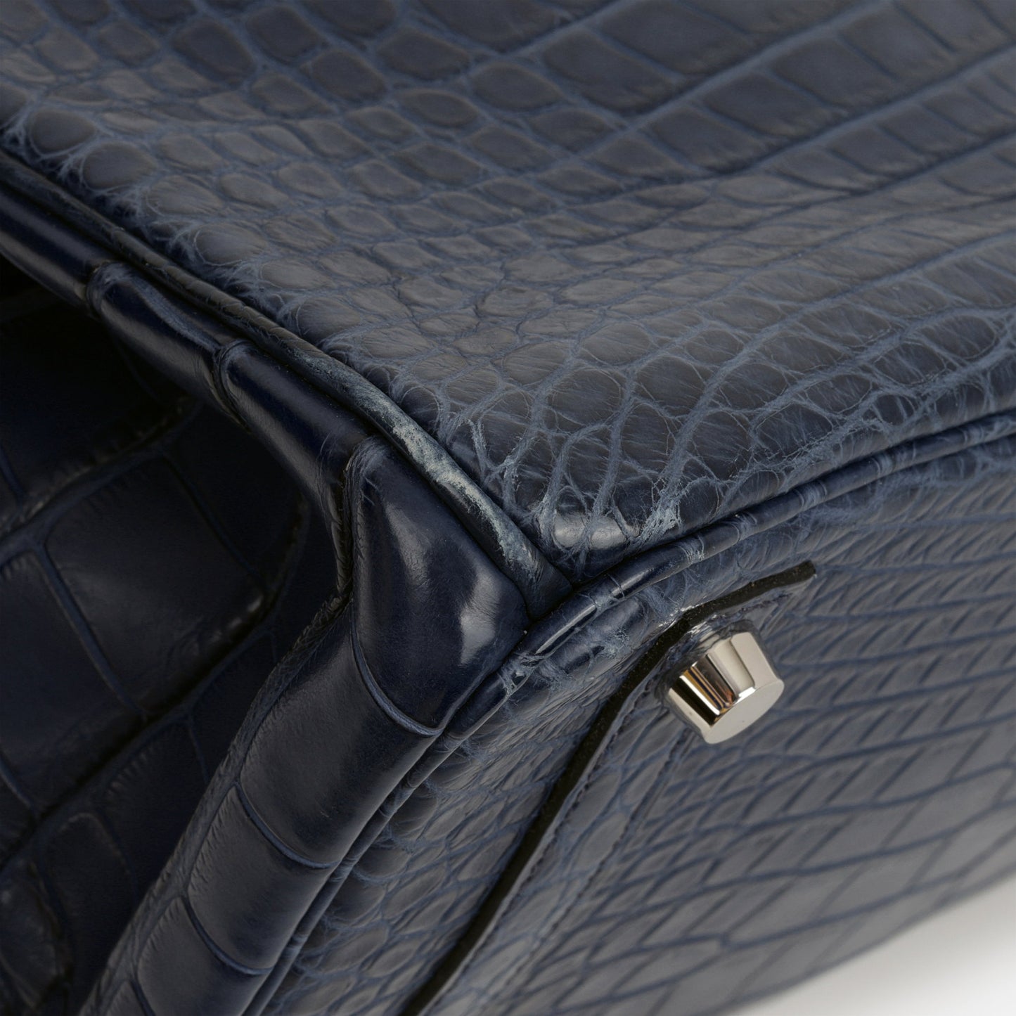 Hermès Birkin 30 - Bleu De Malte Alligator | Palladium Hardware