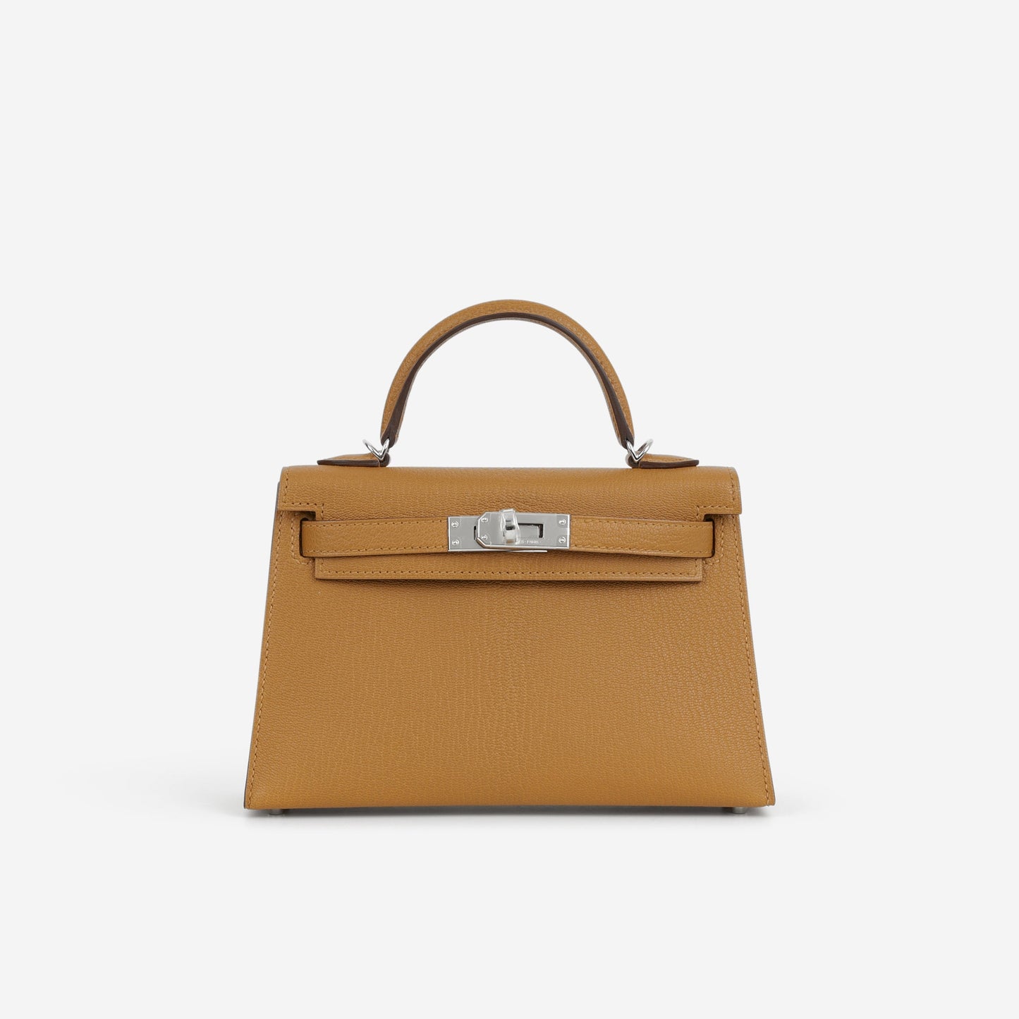 Hermès Verso Mini Kelly - Caramel Chevre / Cacao Interior | Palladium Hardware