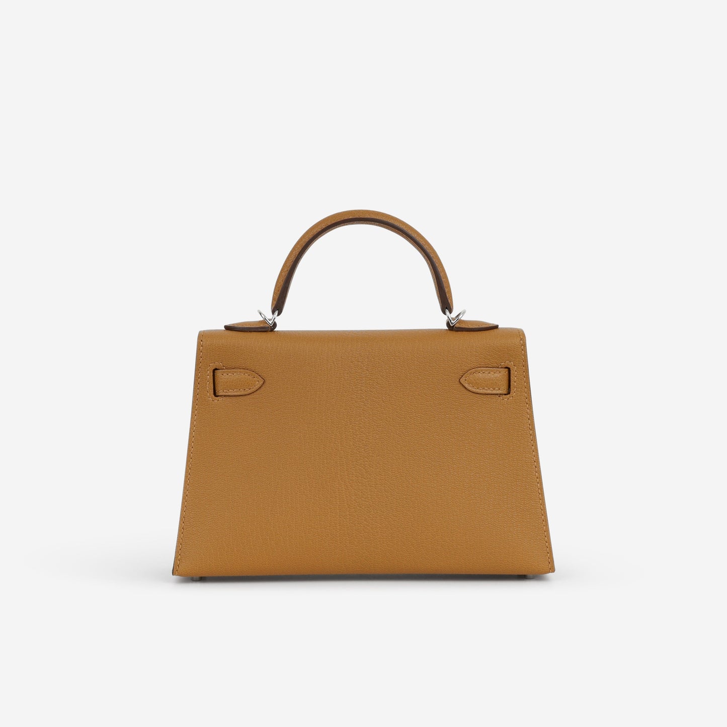 Hermès Verso Mini Kelly - Caramel Chevre / Cacao Interior | Palladium Hardware