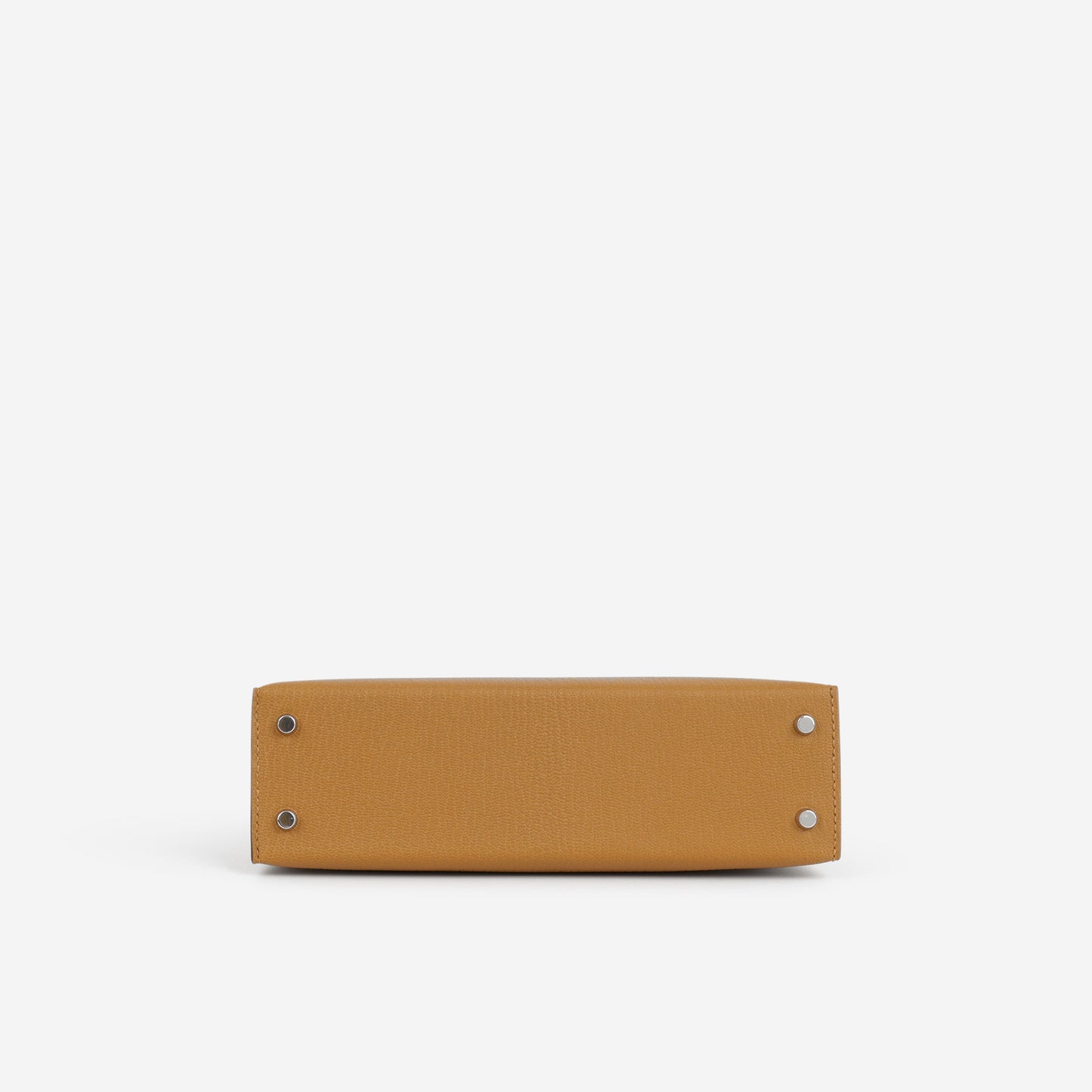 Hermès Verso Mini Kelly - Caramel Chevre / Cacao Interior | Palladium Hardware
