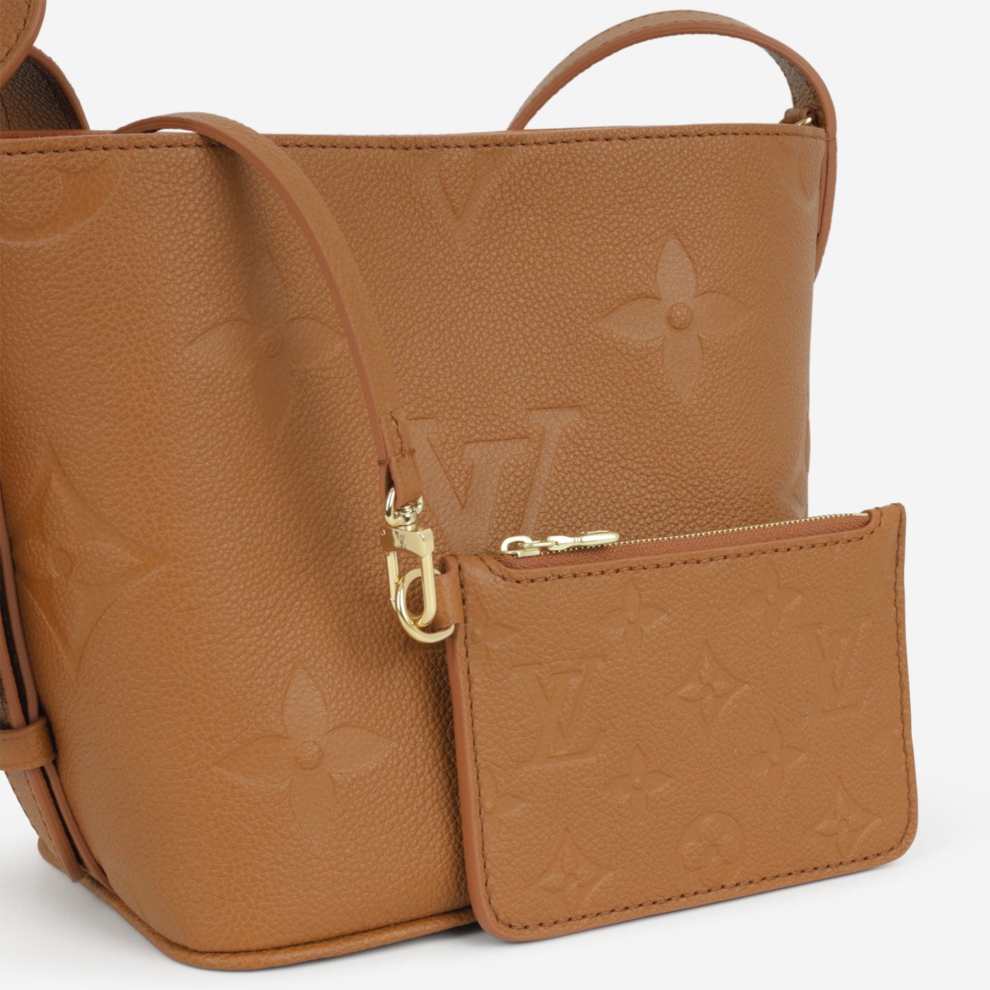 Louis Vuitton All In BB Bag - Tan Empreinte | Gold Hardware