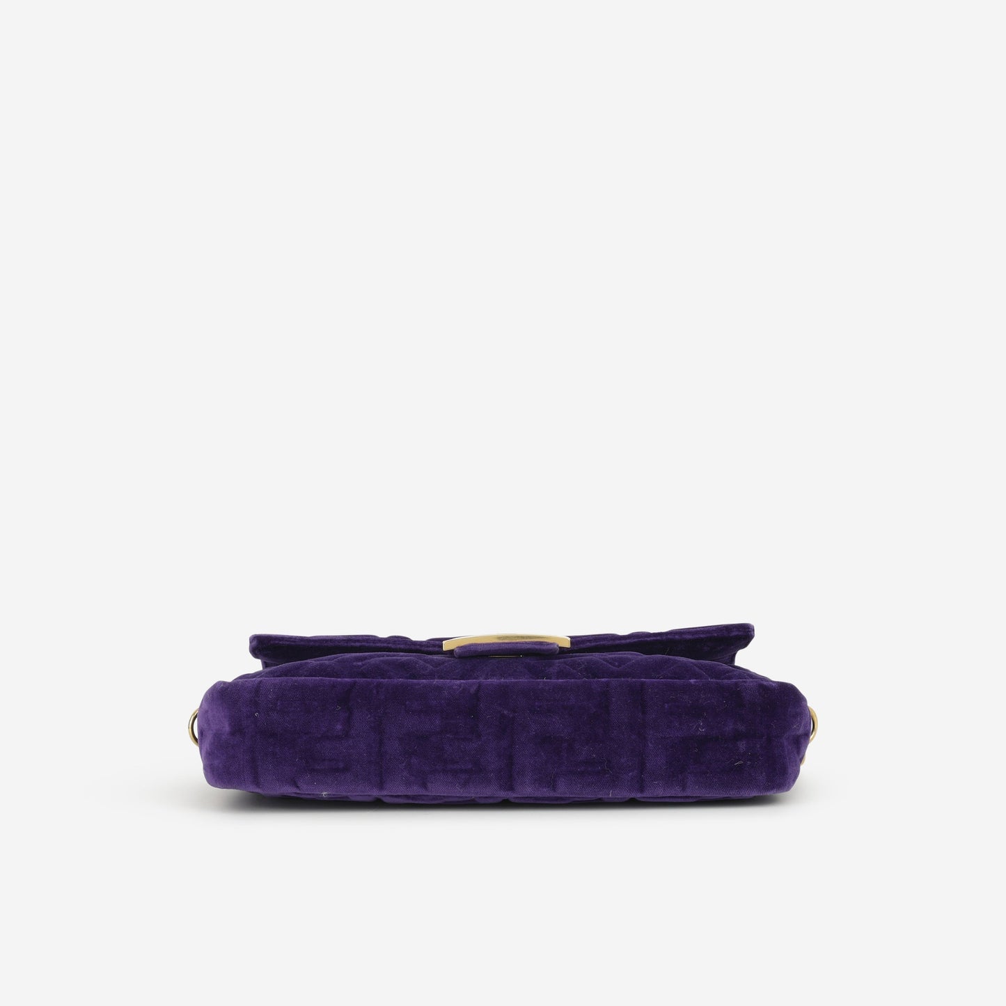 Fendi Medium Baguette - Purple Velvet | Gold Hardware