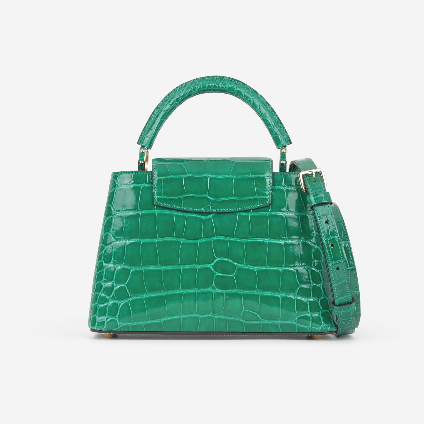 Louis Vuitton Capucines BB - Emerald Alligator | Gold Hardware