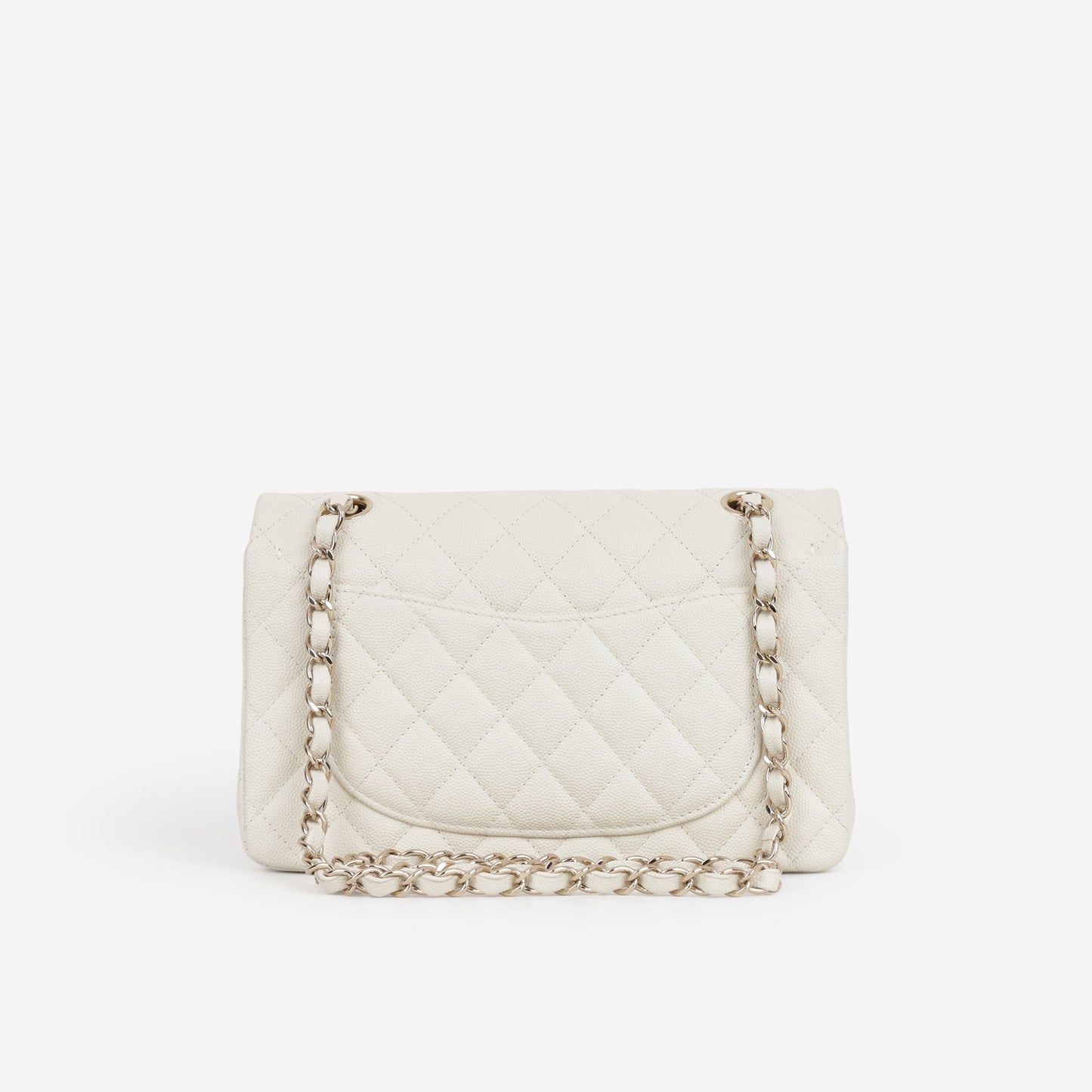 Chanel Small Classic Flap - Ivory Caviar | Champagne Gold Hardware