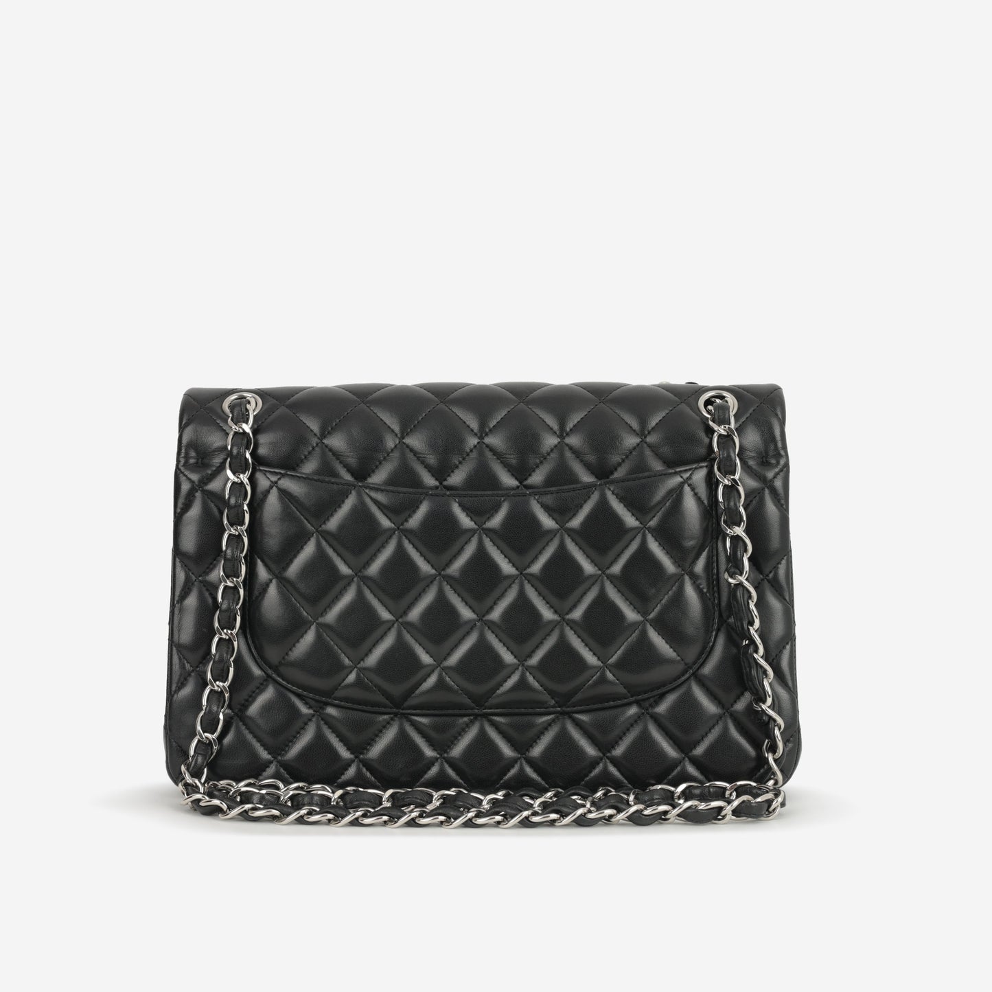 Chanel Classic Flap Bag - Jumbo Classic Flap | Silver Hardware